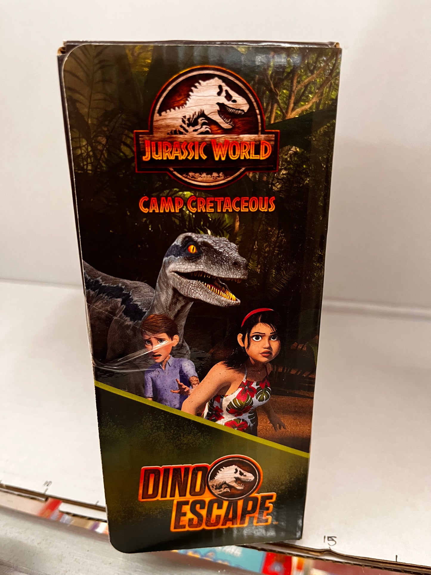 Jurassic World Camp Cretaceous Dino Escape ROAR ATTACK CERATOSAURUS GREEN MATTEL