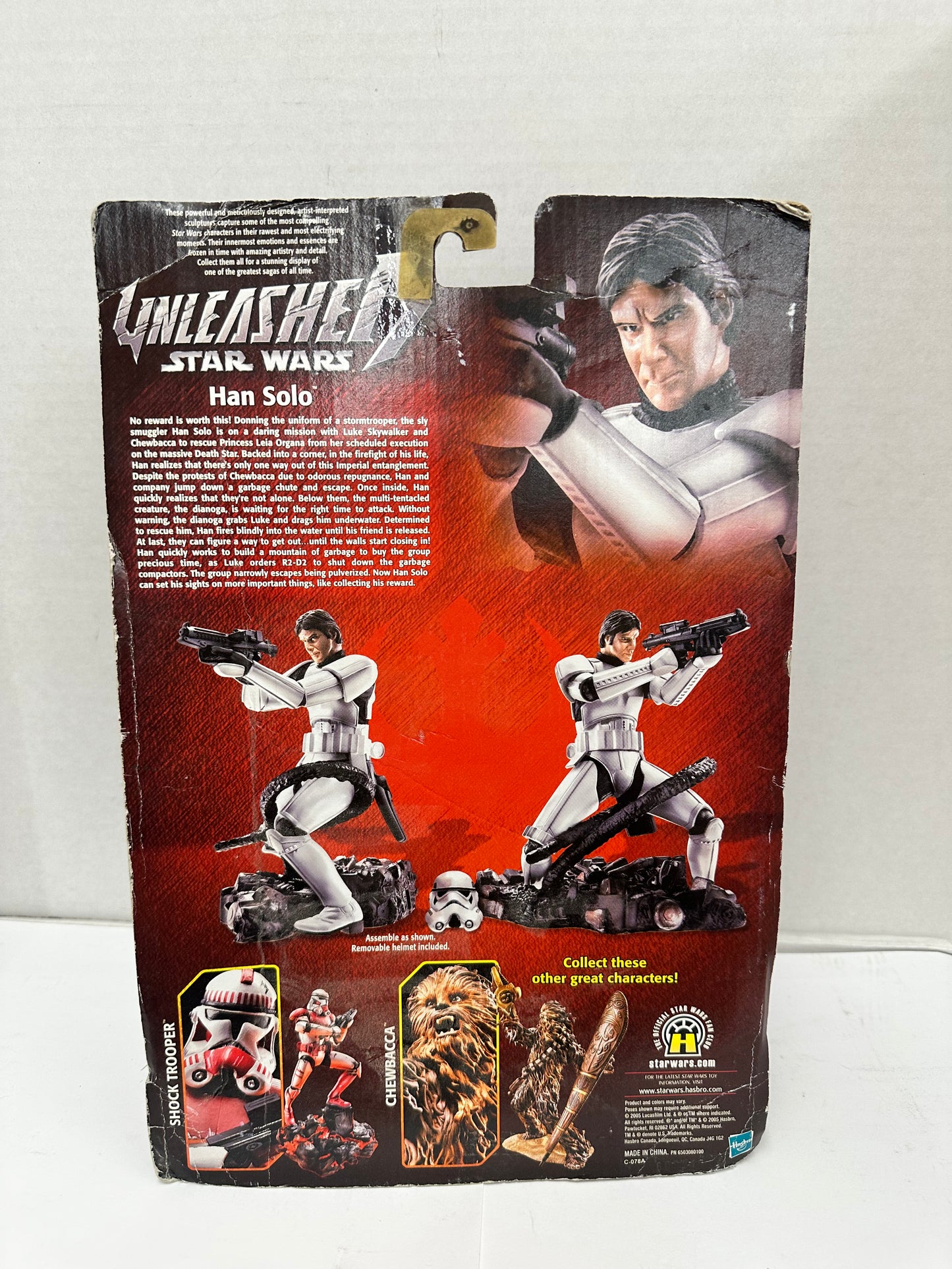 Han Solo Stormtrooper 2005 STAR WARS Unleashed 7" Scale