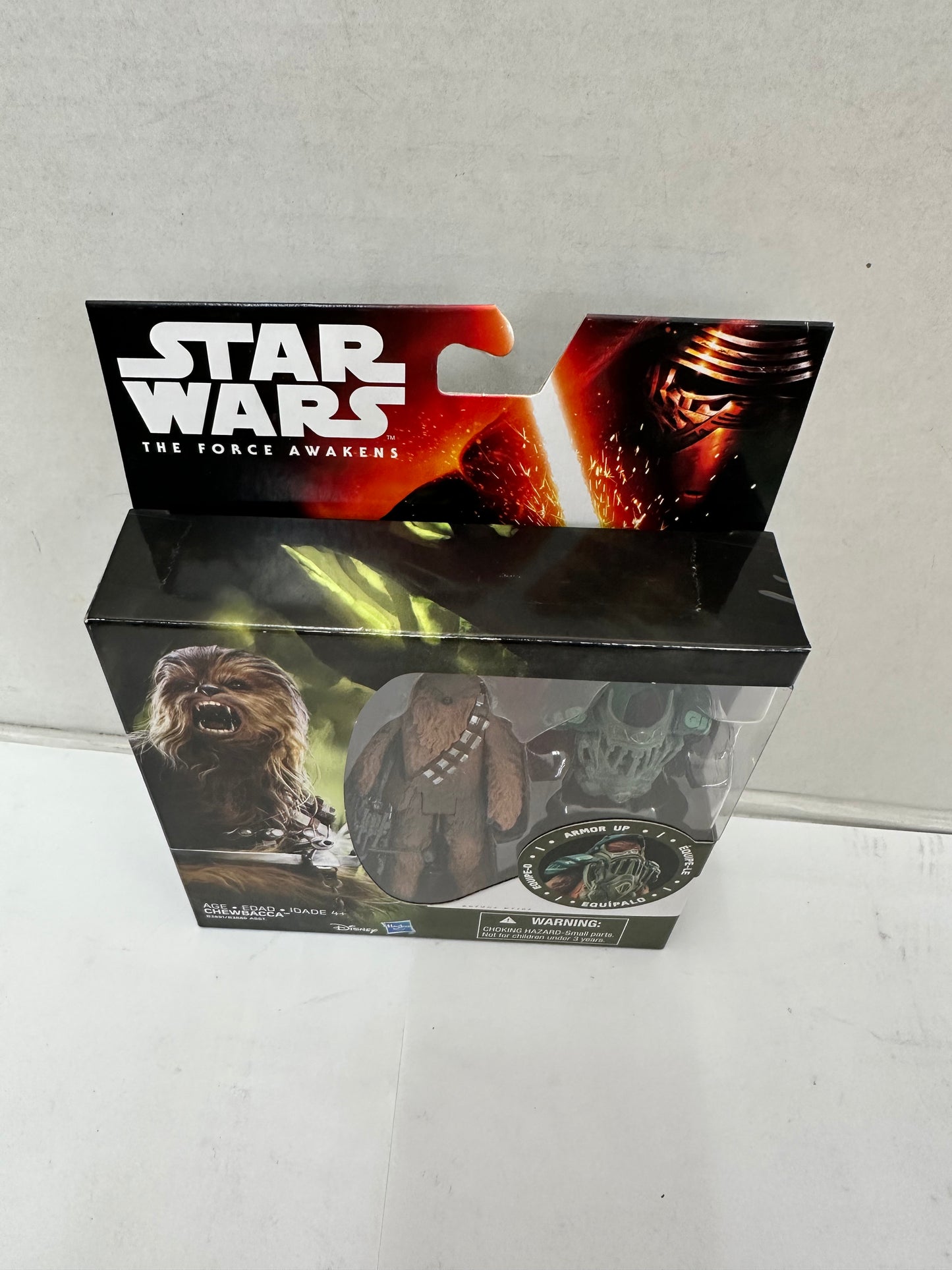 Hasbro Star Wars Armor Up Chewbacca 4" Action Figure Set The Force Awakens New