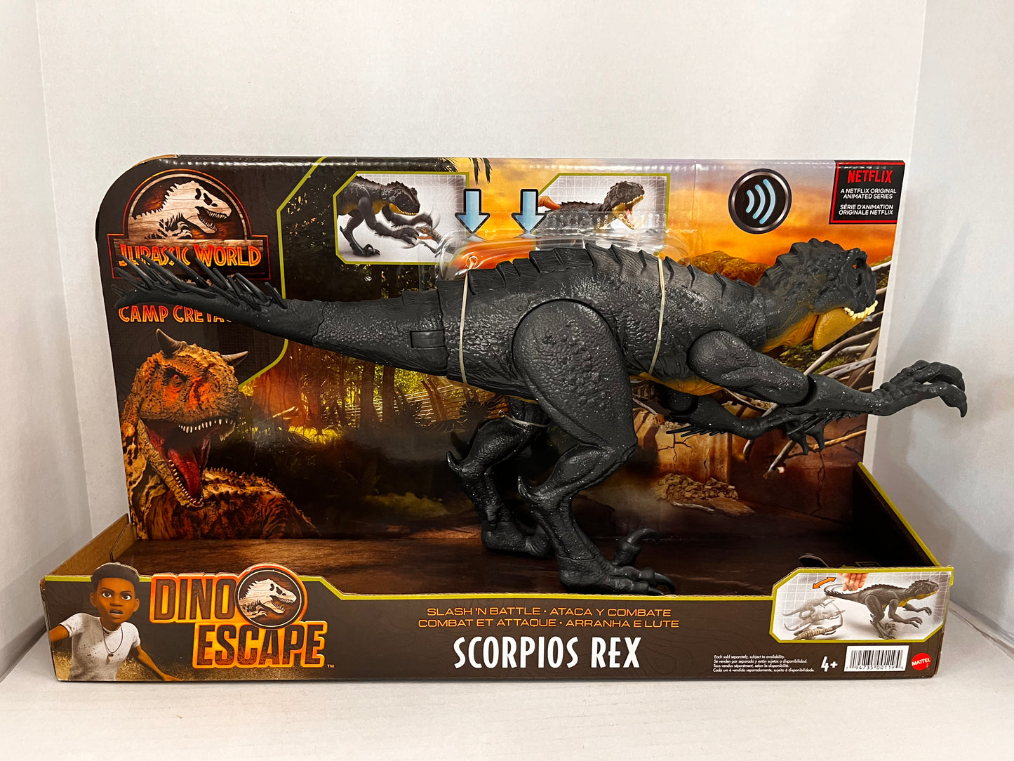 Mattel Jurassic World Camp Cretaceous Dino Escape SCORPIOS REX figure