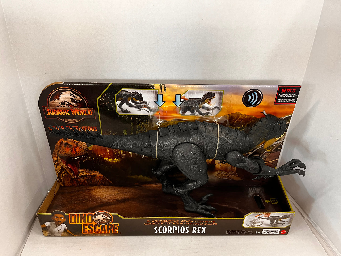 Mattel Jurassic World Camp Cretaceous Dino Escape SCORPIOS REX figure