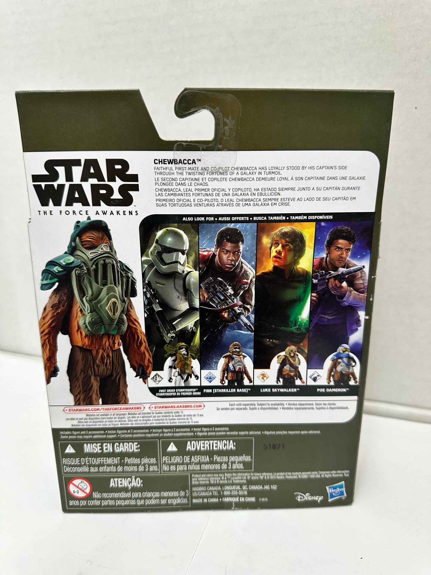 Hasbro Star Wars Armor Up Chewbacca 4" Action Figure Set The Force Awakens New