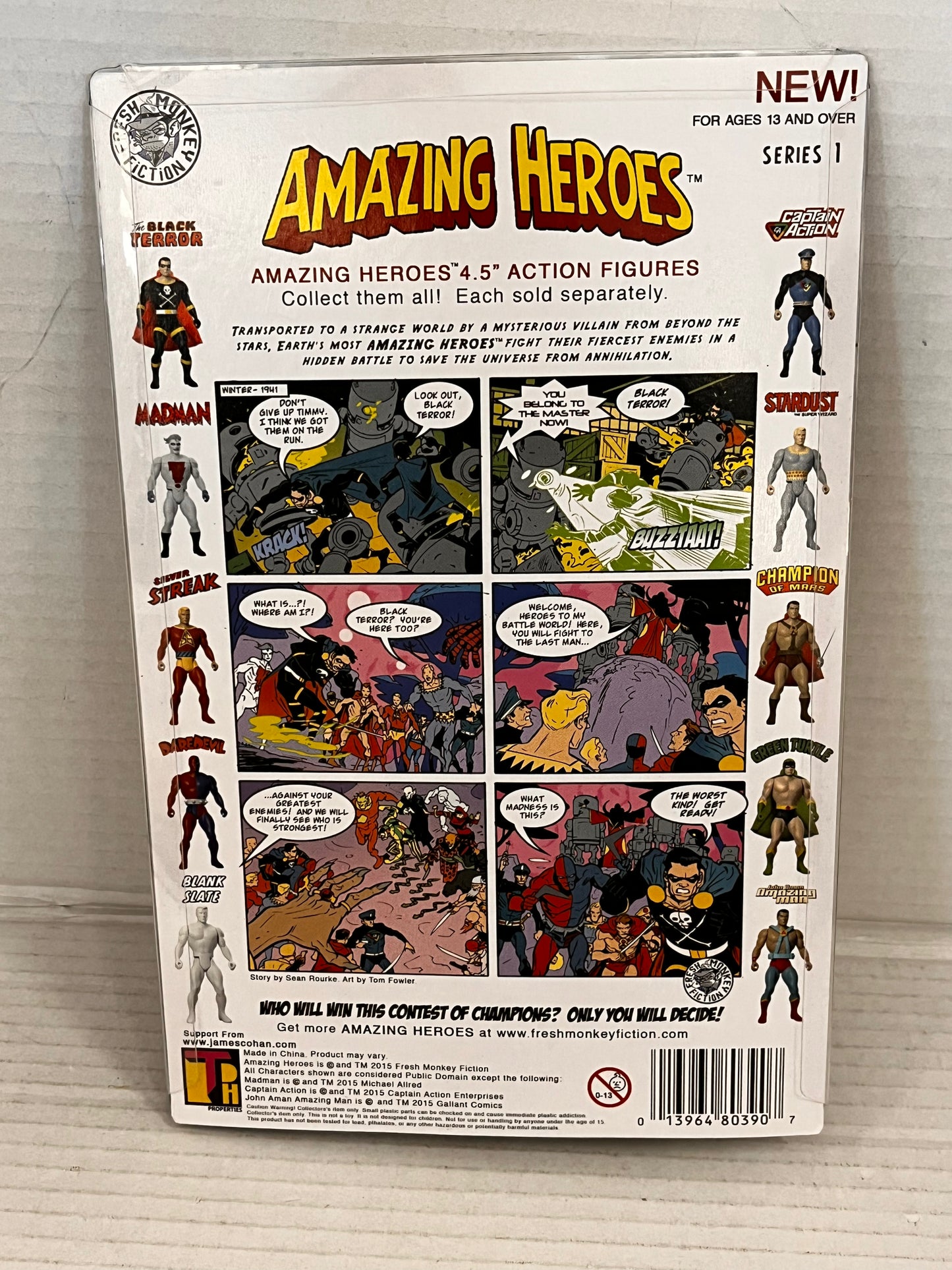 Amazing Heroes - Green Turtle MOC Sealed