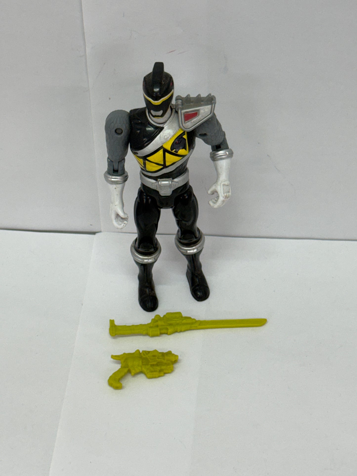 Power Rangers Dino Charge Black Ranger 5" Action Hero 100% Complete - Bandai