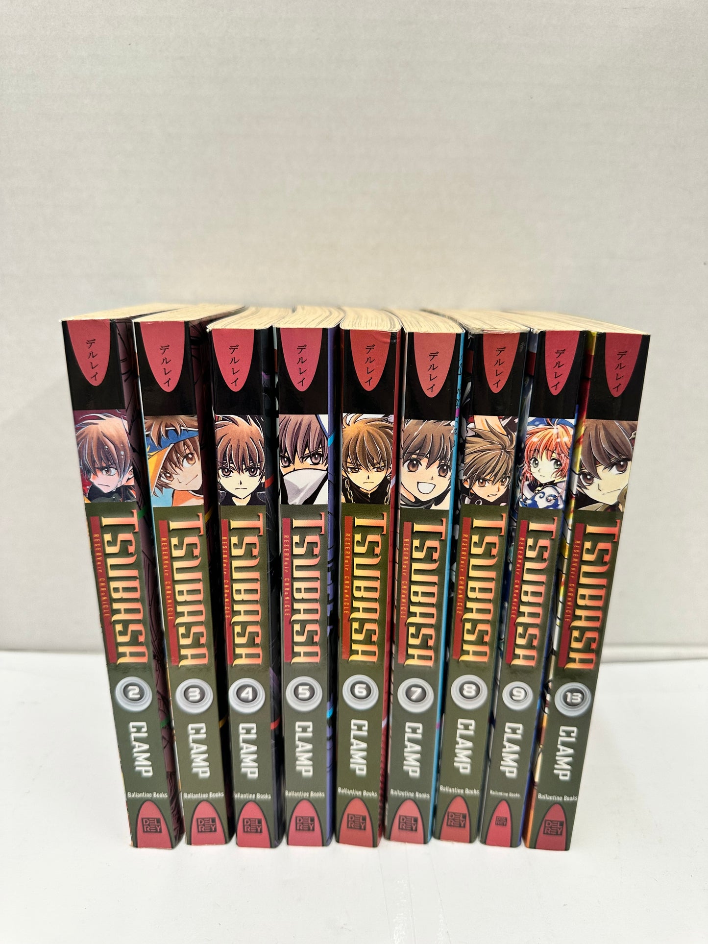 Tsubasa Reservoir Chronicle Manga Lot Of 9 By CLAMP Vol. 2-9, And Vol. 13