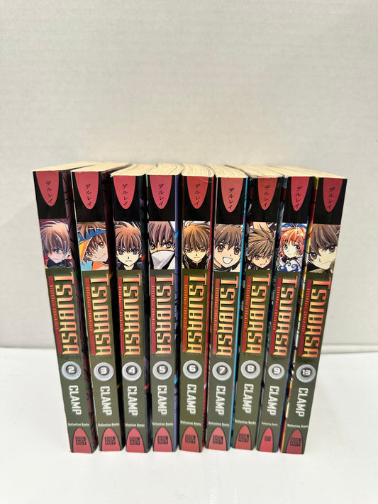 Tsubasa Reservoir Chronicle Manga Lot Of 9 By CLAMP Vol. 2-9, And Vol. 13