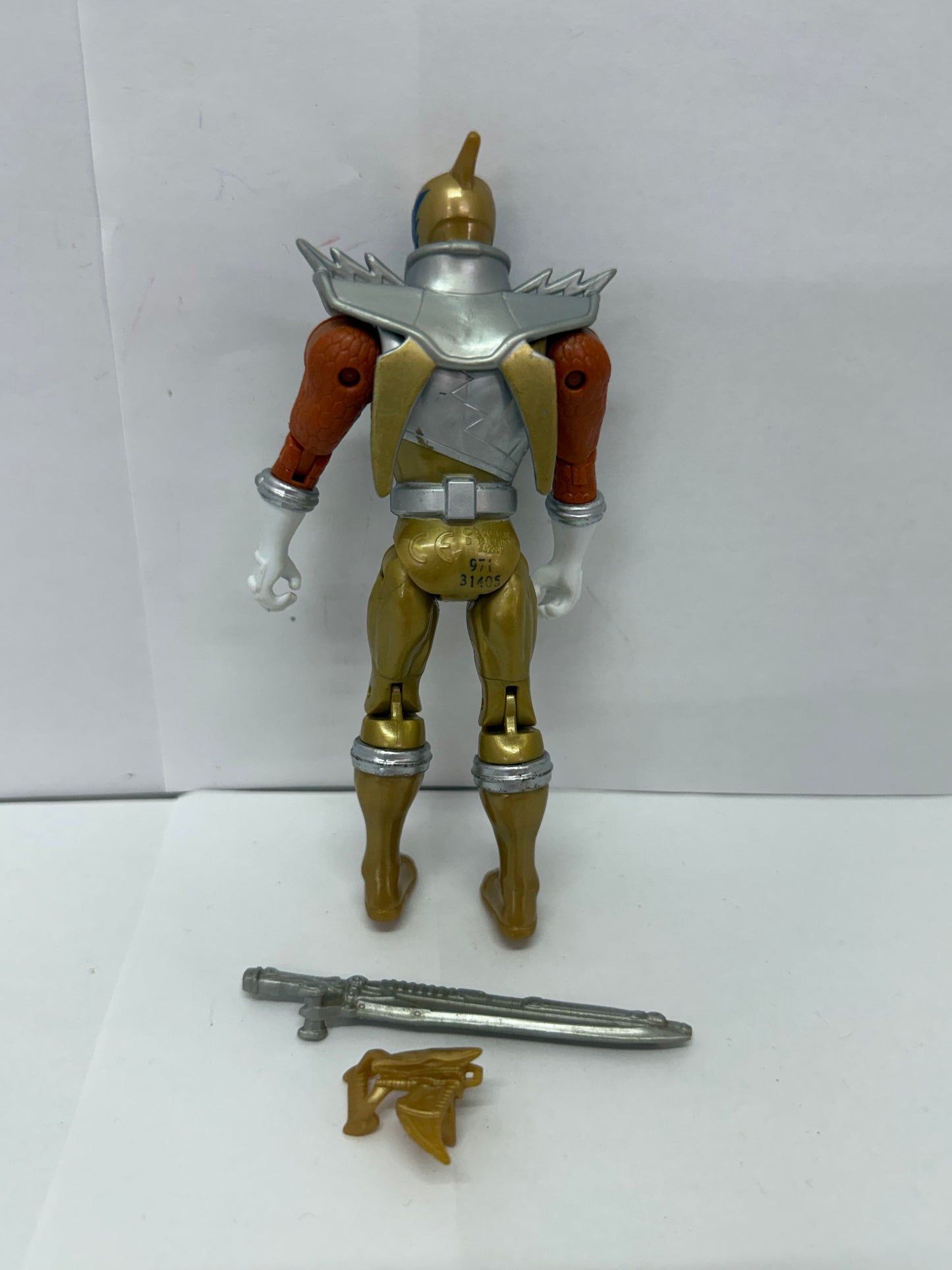 Power Rangers Super Charge Dino Drive Edition Gold Ranger Action Figure Complete