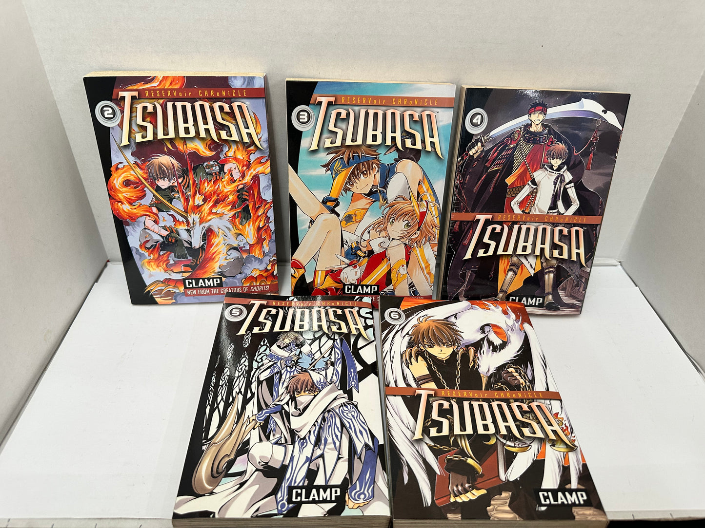 Tsubasa Reservoir Chronicle Manga Lot Of 9 By CLAMP Vol. 2-9, And Vol. 13