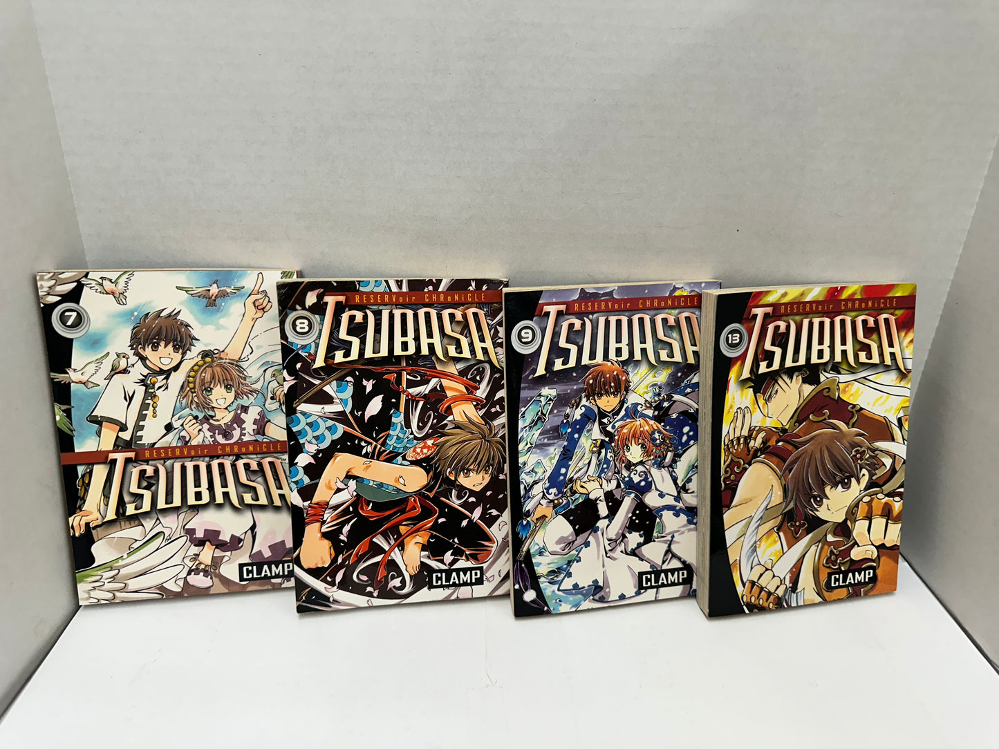 Tsubasa Reservoir Chronicle Manga Lot Of 9 By CLAMP Vol. 2-9, And Vol. 13