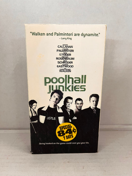 Poolhall Junkies HBO Video (2003, VHS)