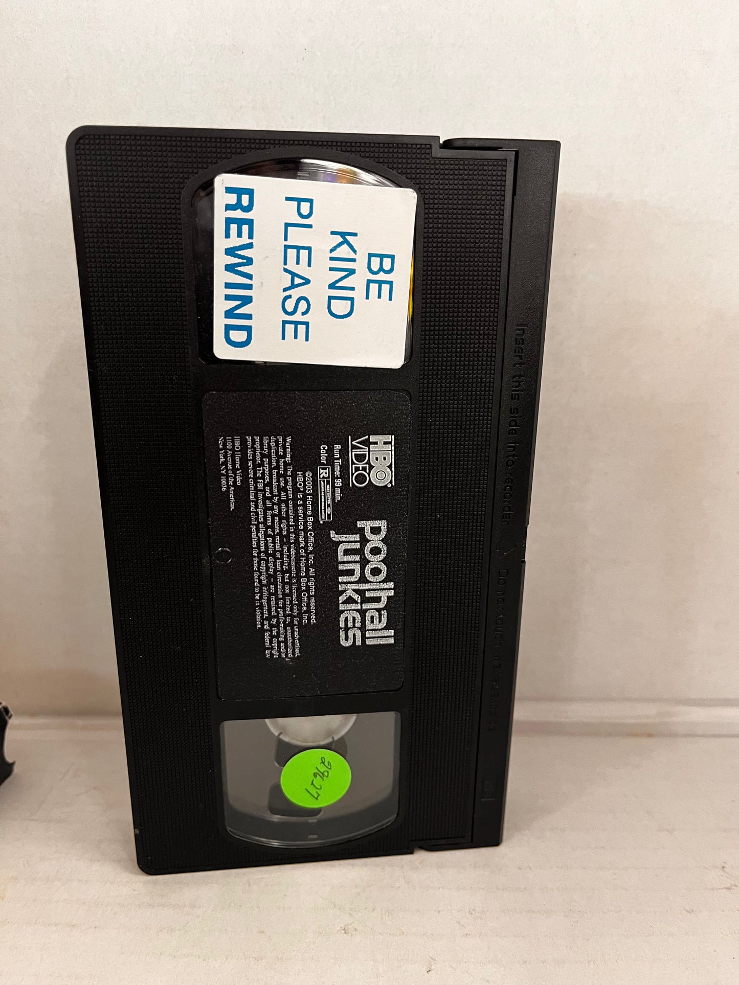 Poolhall Junkies HBO Video (2003, VHS)