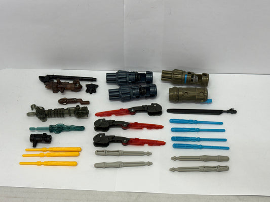 Transformers Movie 2007 Weapons & Accessories Lot Of 26