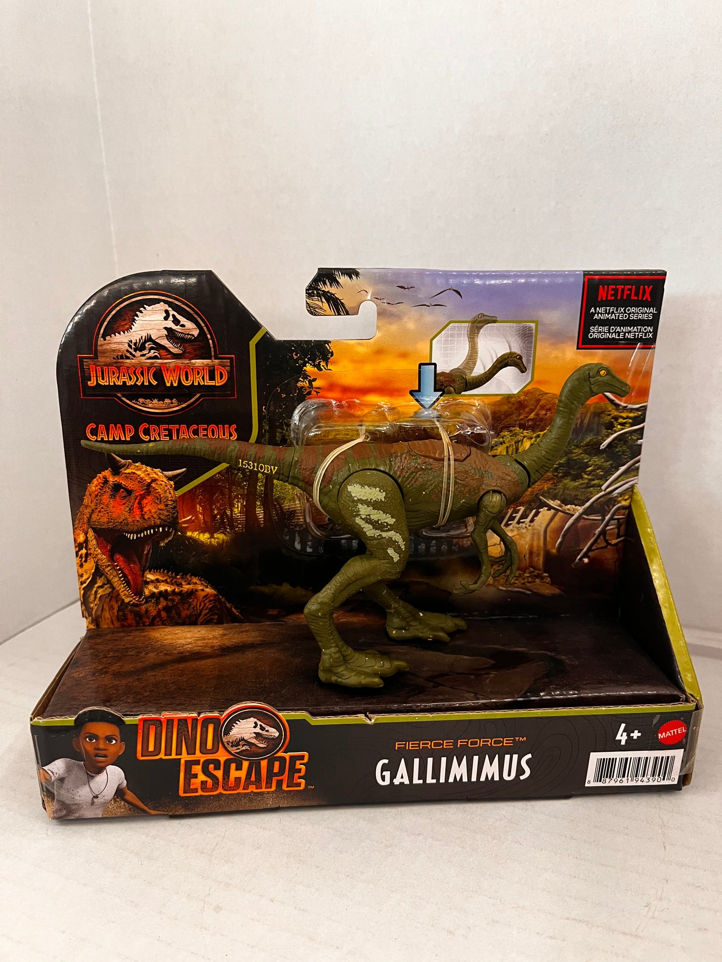 JURASSIC WORLD Gallimimus Dinosaur Camp Cretaceous Dino Escape Fierce Force