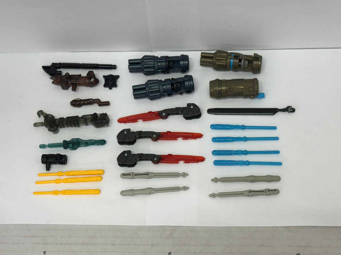 Transformers Movie 2007 Weapons & Accessories Lot Of 26