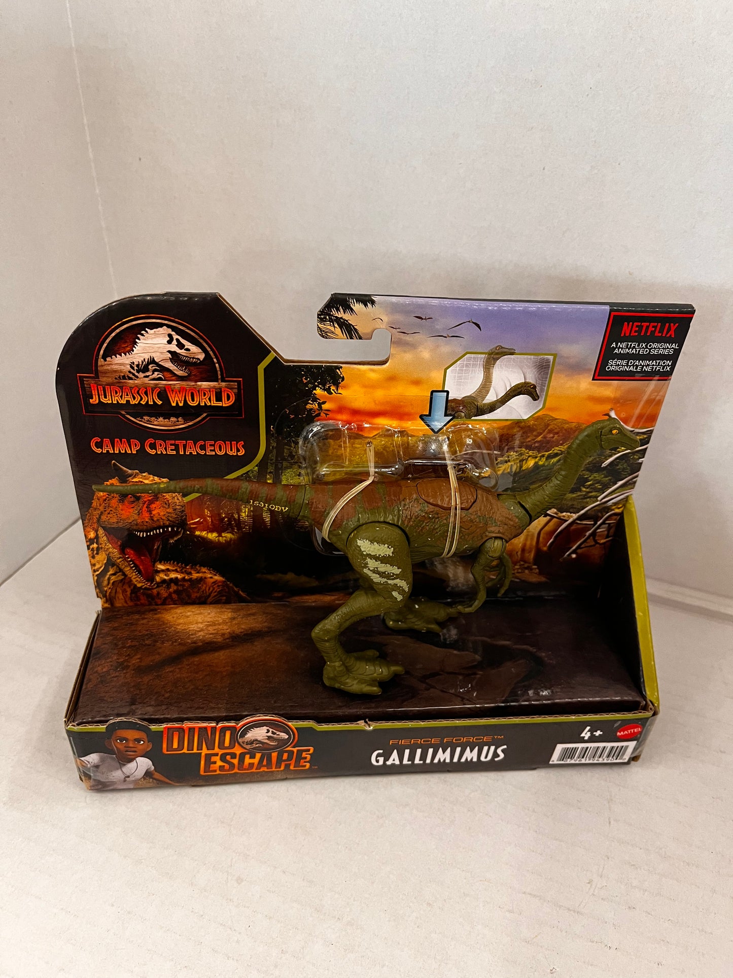 JURASSIC WORLD Gallimimus Dinosaur Camp Cretaceous Dino Escape Fierce Force