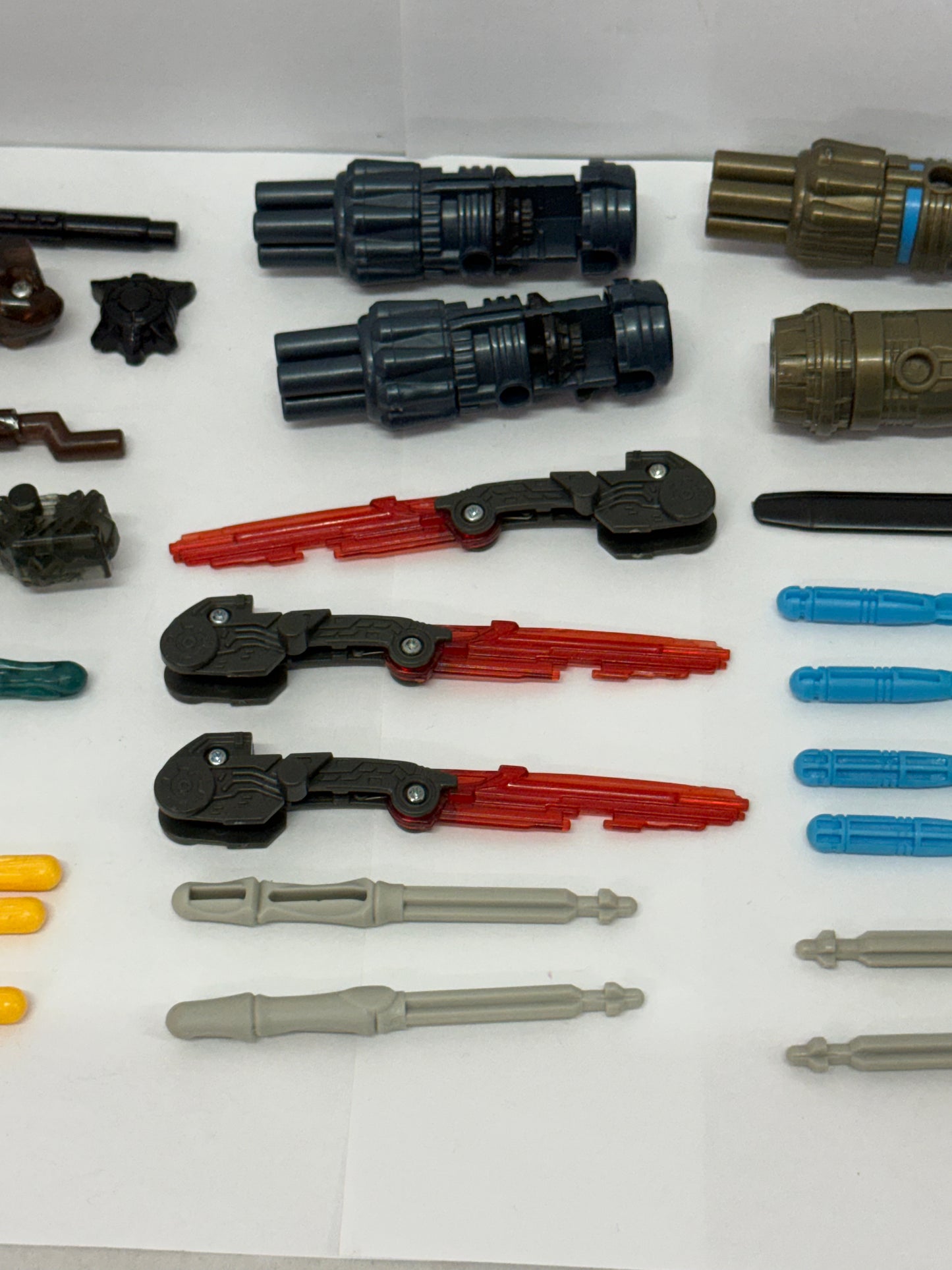 Transformers Movie 2007 Weapons & Accessories Lot Of 26