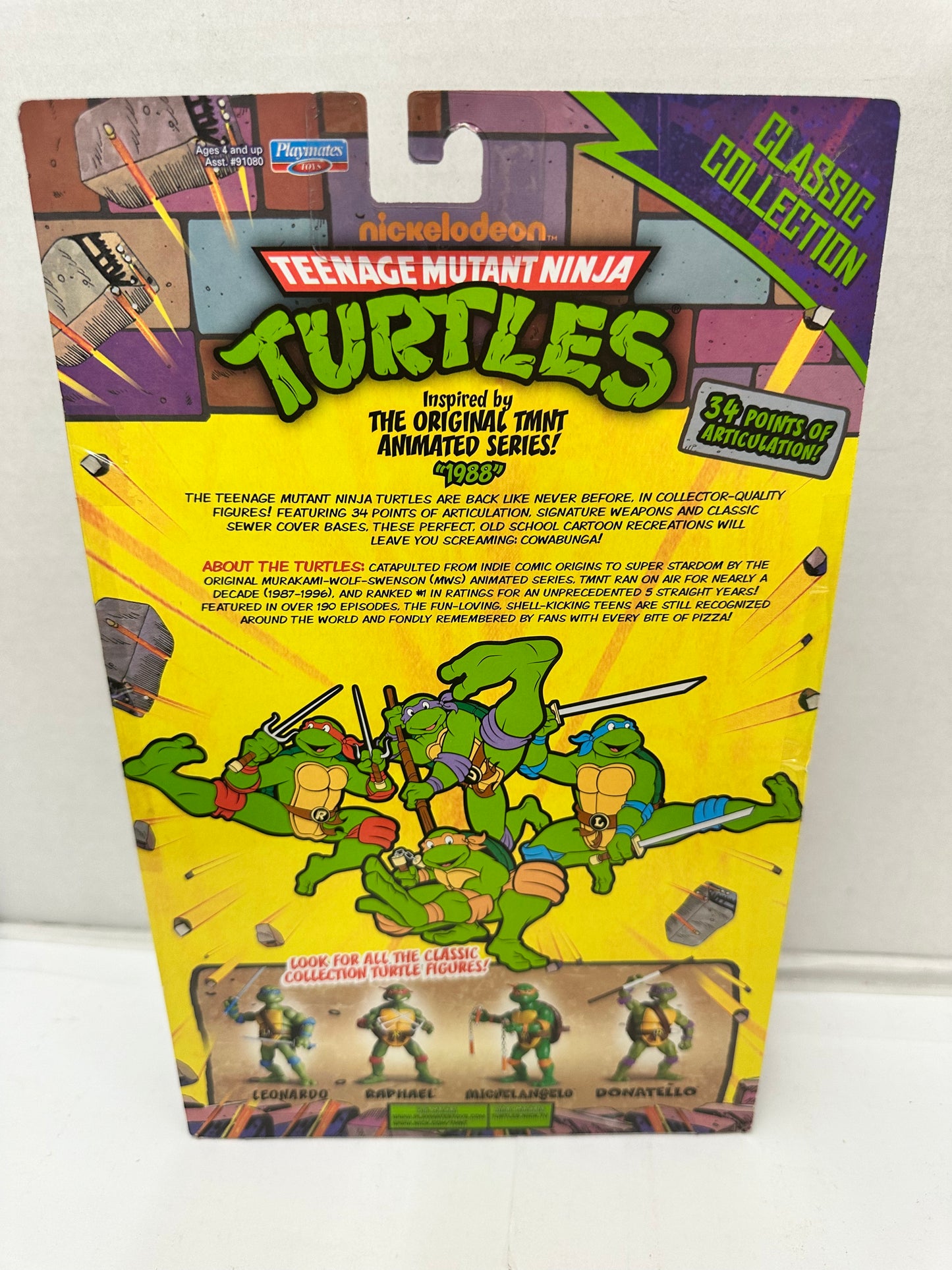 Teenage Mutant Ninja Turtles Classic Collection Leonardo Action Figure Toys