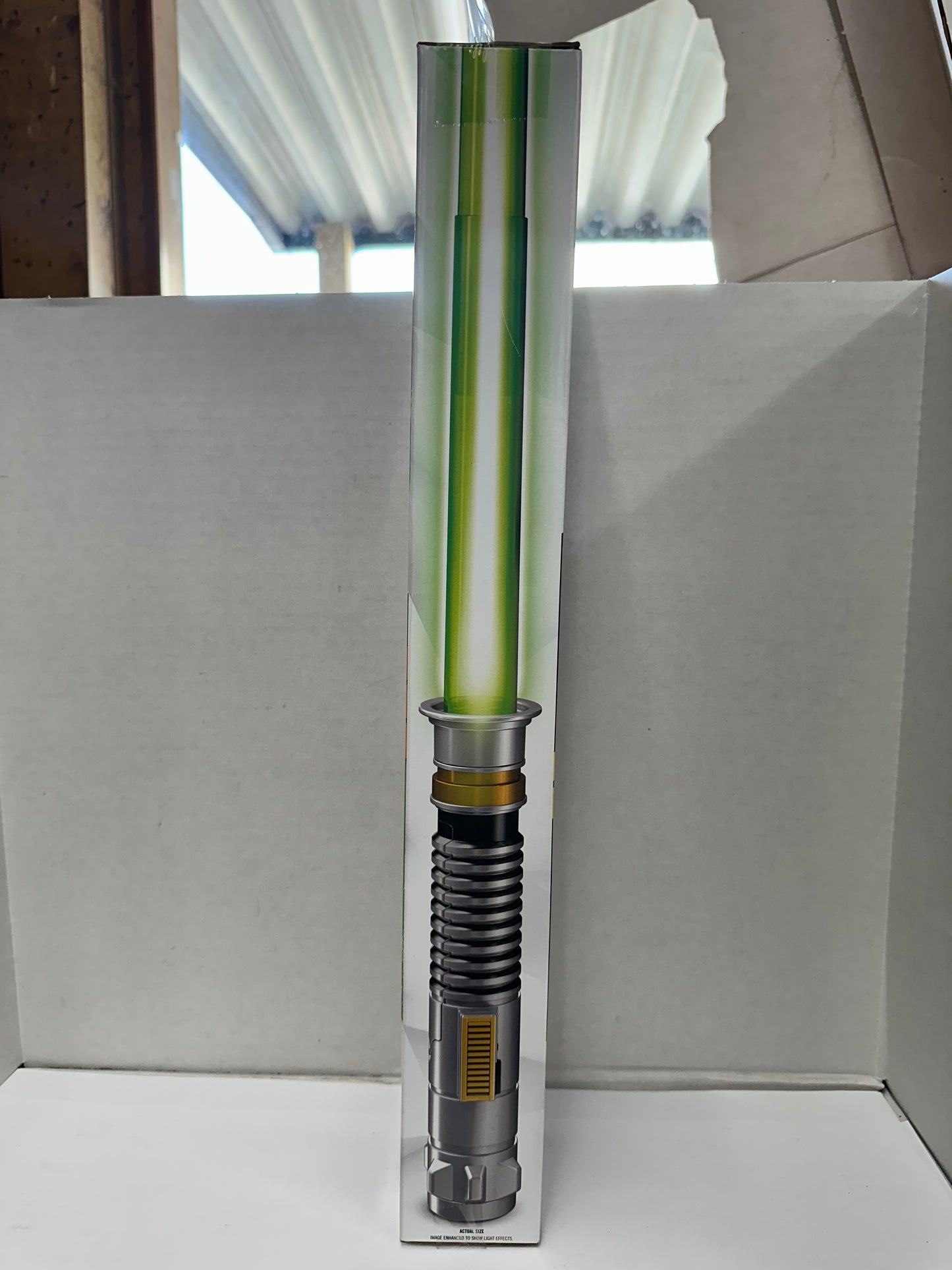 Star Wars Luke Skywalker Green Electronic Lightsaber Toy New Sealed Hasbro