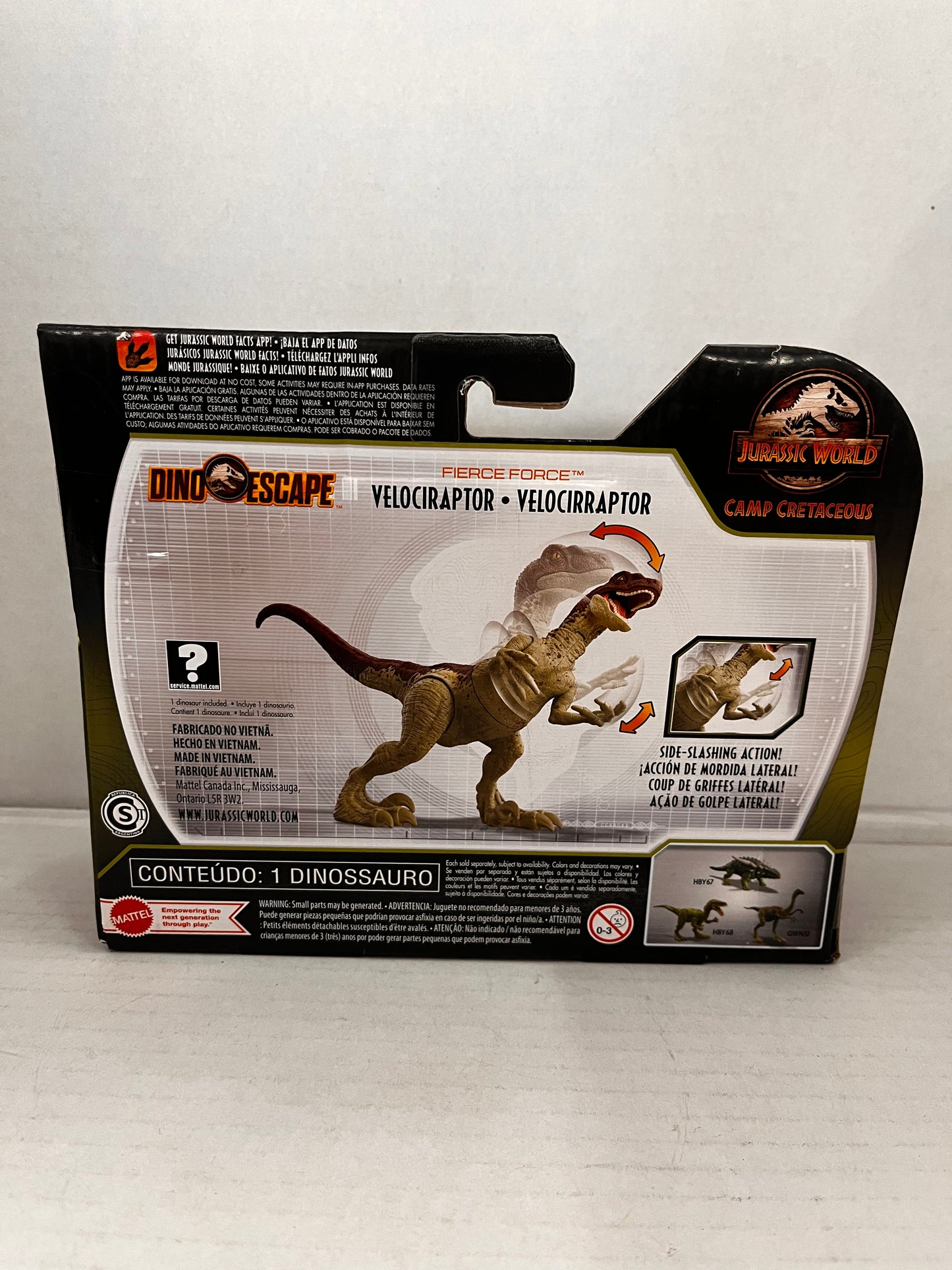 Jurassic World Camp Cretaceous VELOCIRAPTOR Dino Escape Fierce Force