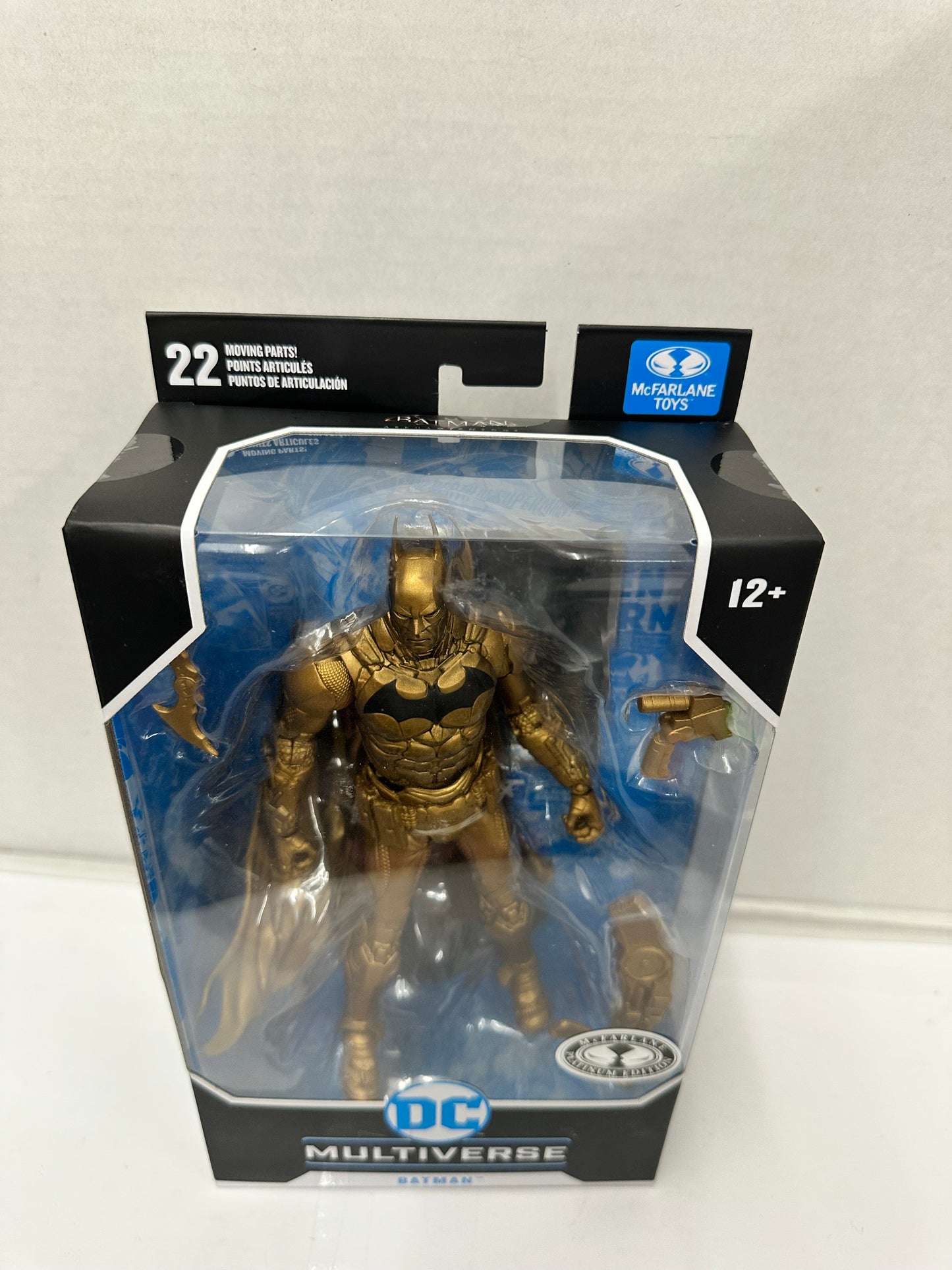 DC Multiverse Batman Arkham Knight Gold Action Figure McFarlane 2020 Platinum