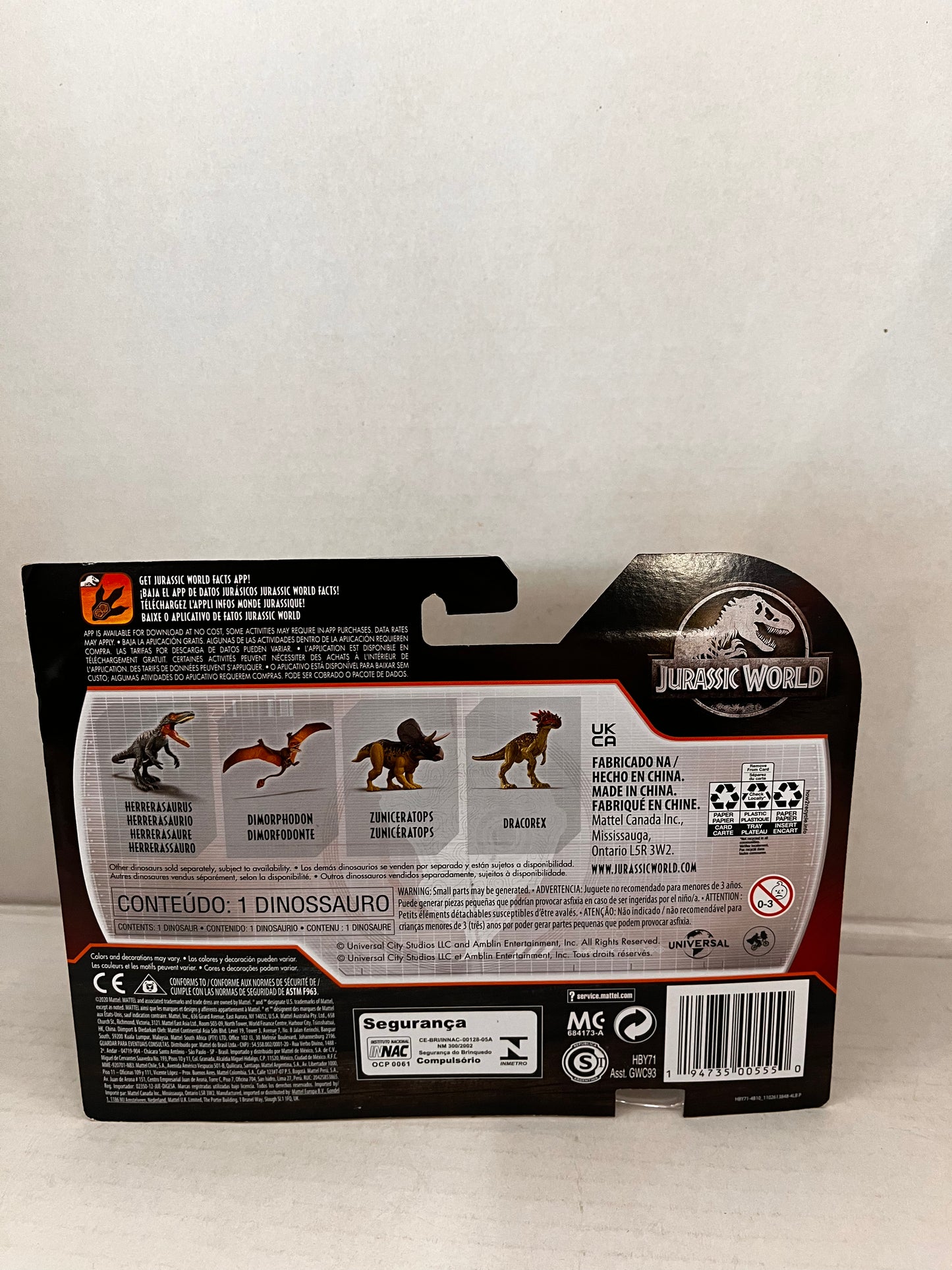 Dracorex • Jurassic World DINO ESCAPE Wild Pack Figure Mattel