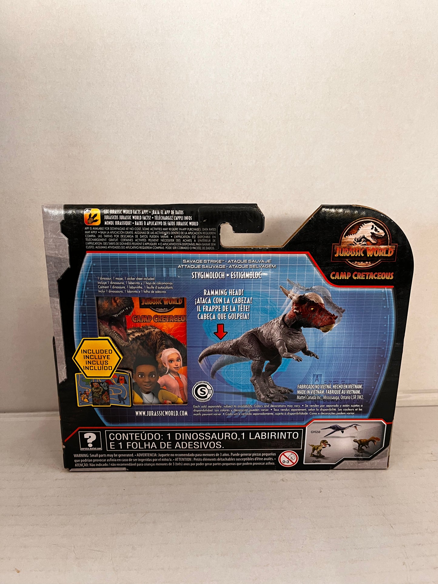 2020 Jurassic World Camp Cretaceous Savage Strike Stygimoloch 8" Figure
