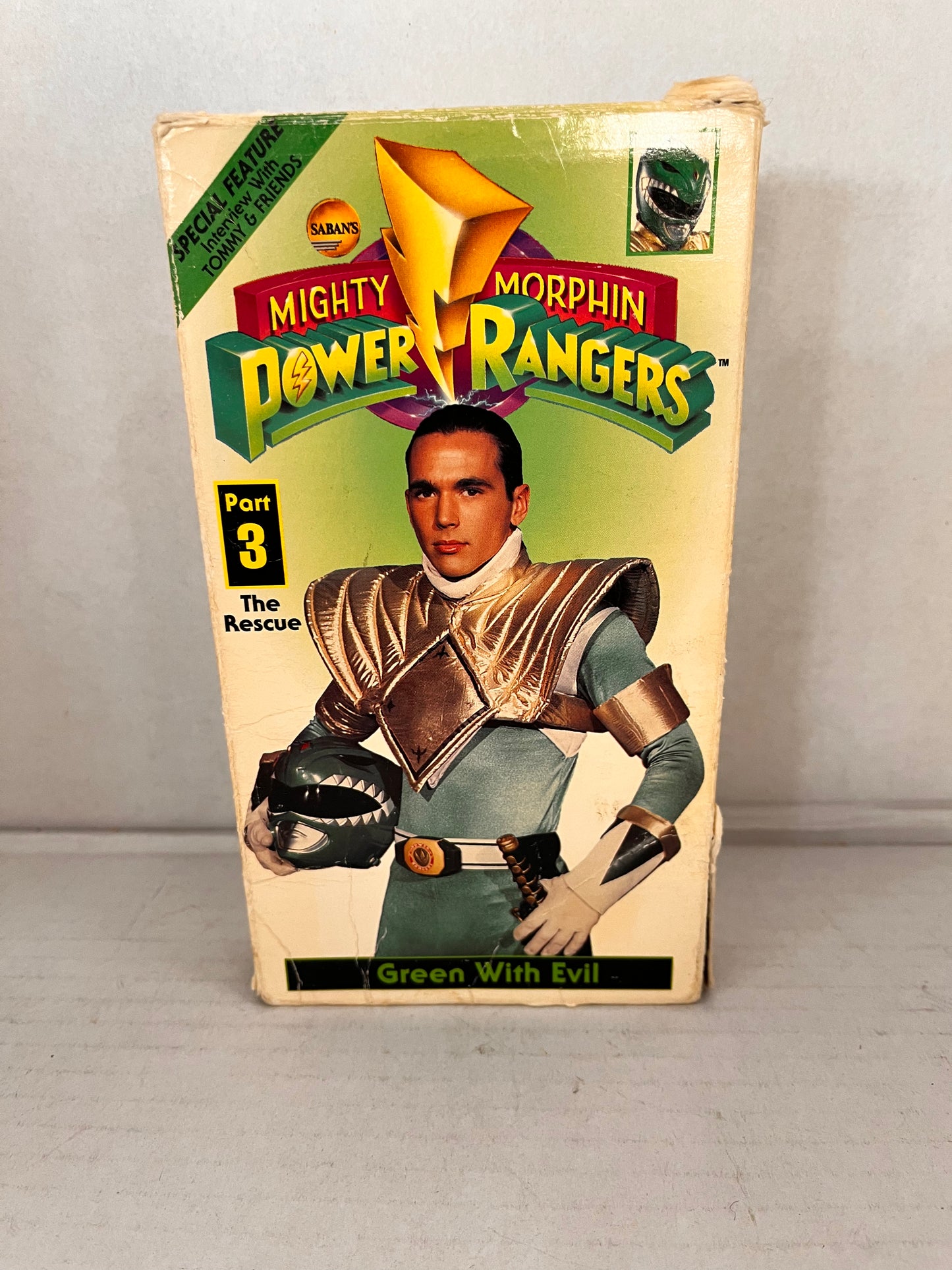 Mighty Morphin Power Rangers: Green with Evil Part 3 - The Rescue VHS Tape 1994