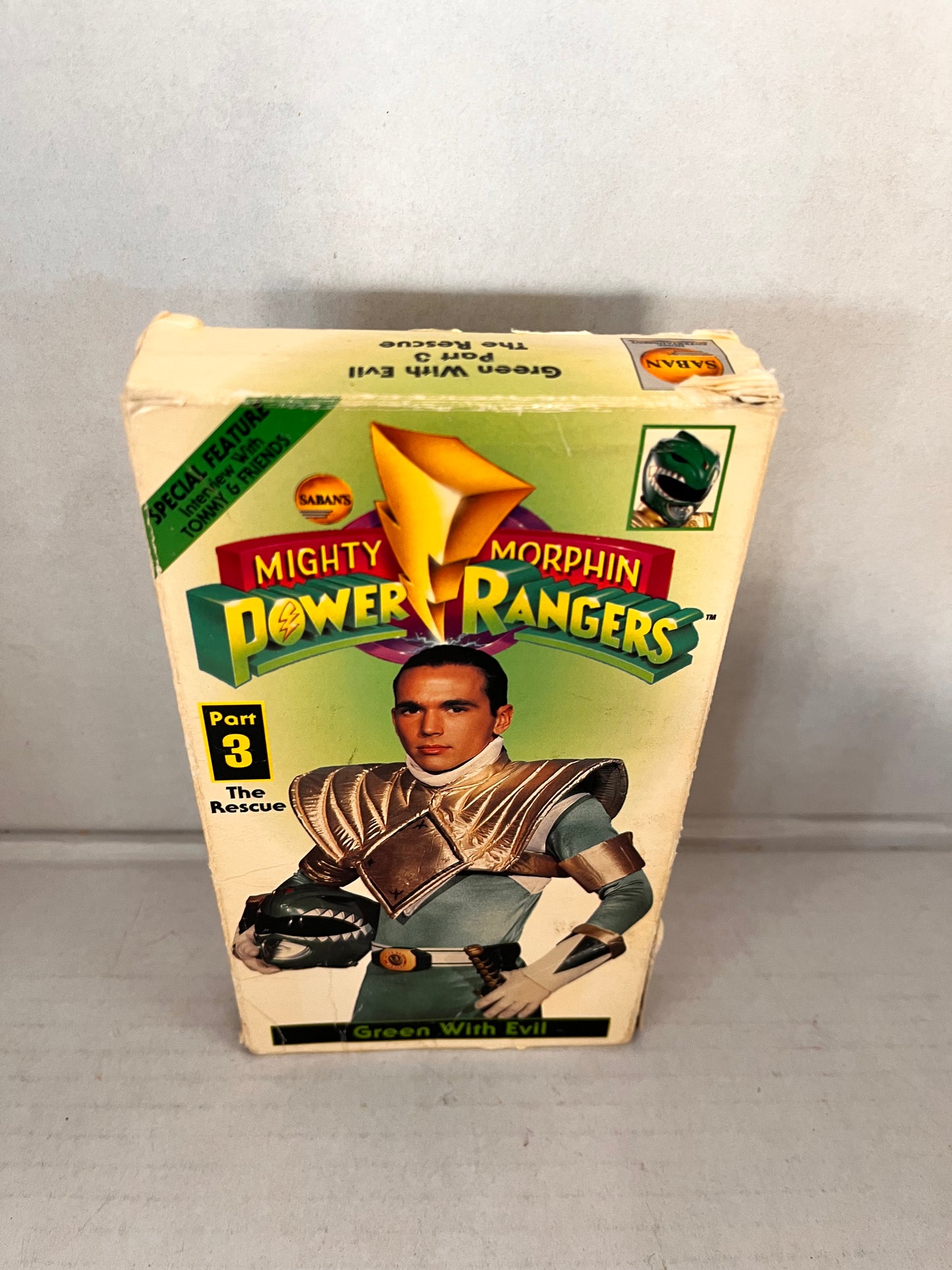 Mighty Morphin Power Rangers: Green with Evil Part 3 - The Rescue VHS Tape 1994