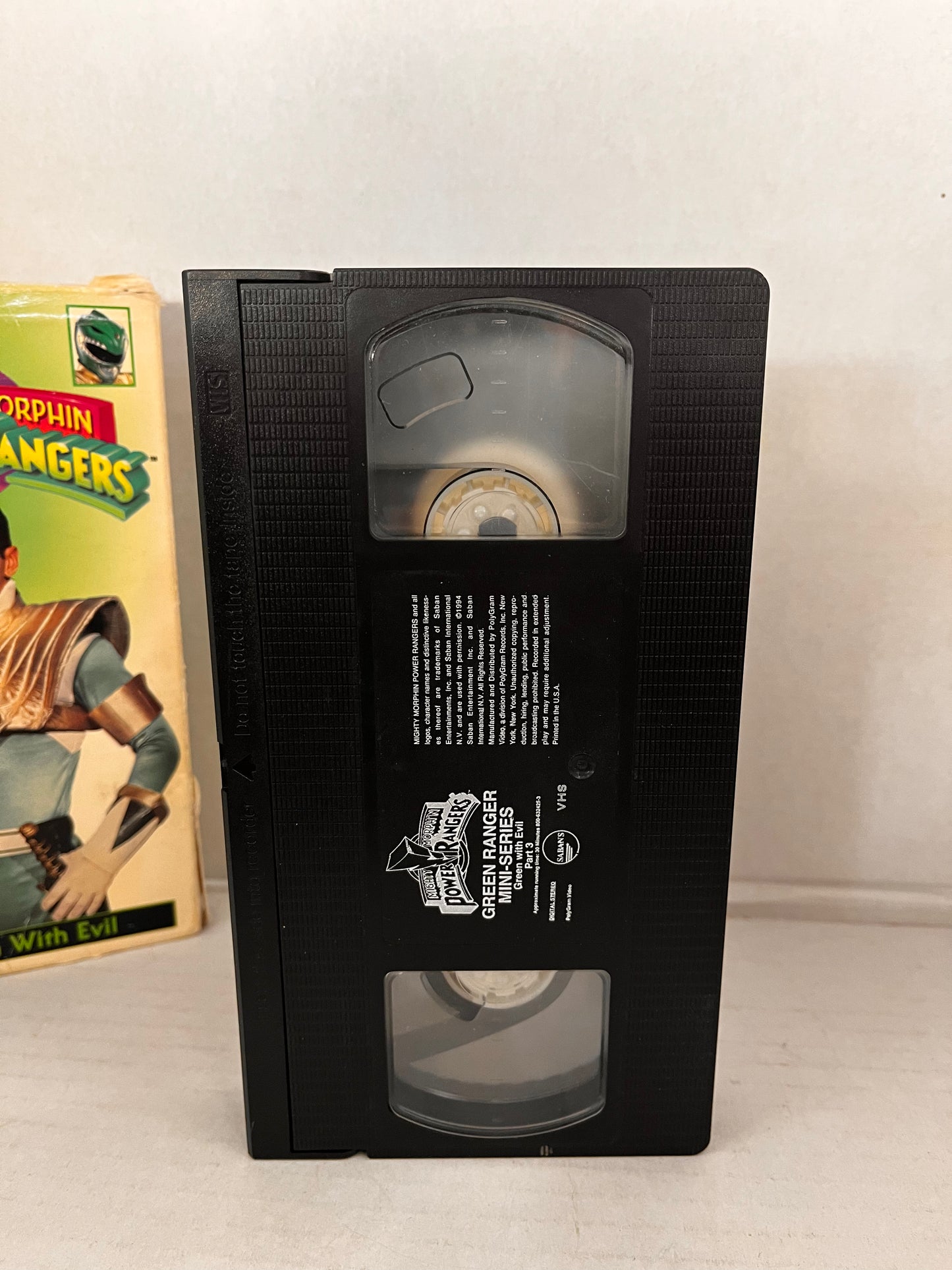 Mighty Morphin Power Rangers: Green with Evil Part 3 - The Rescue VHS Tape 1994