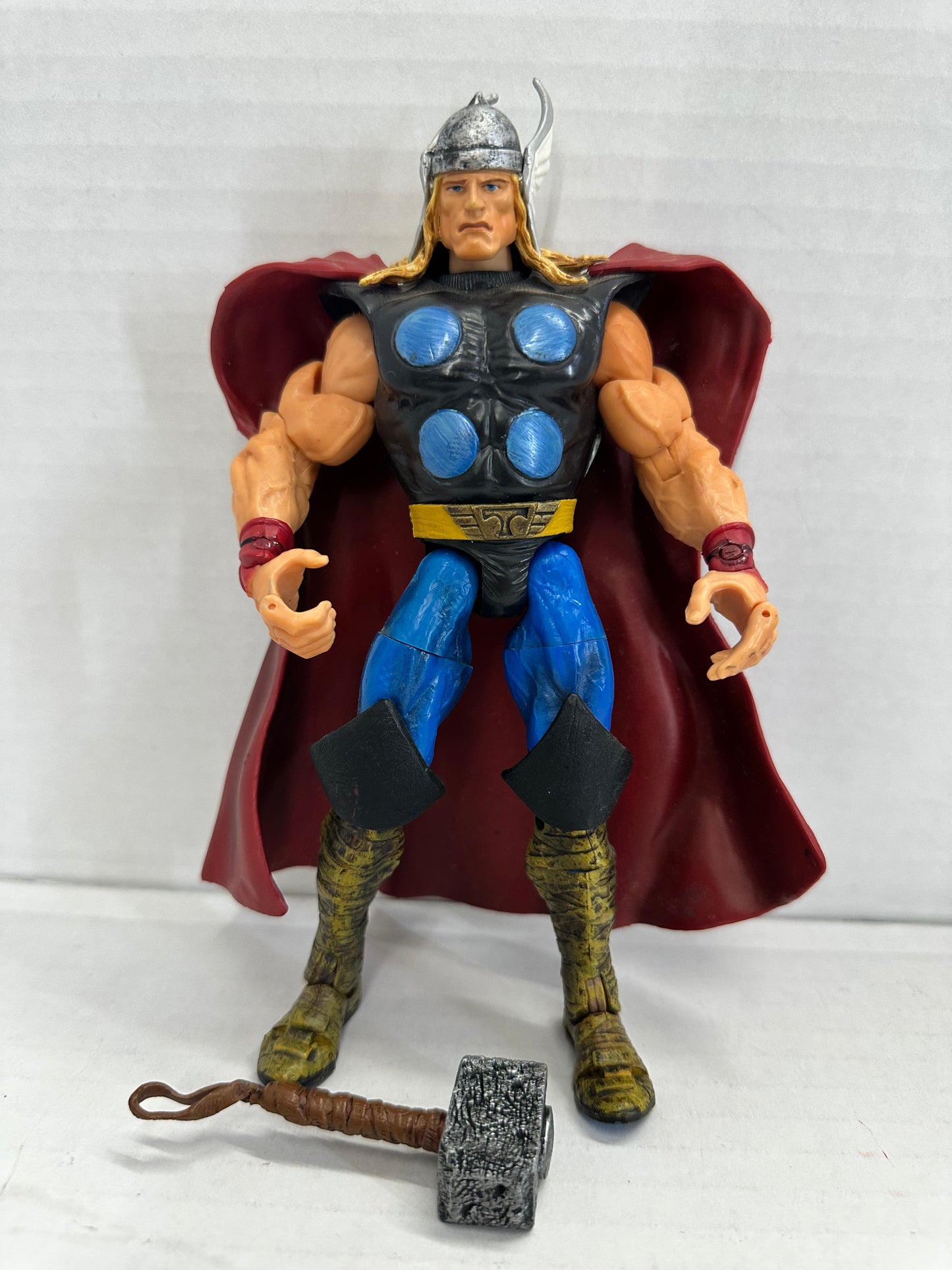 Marvel Legends Thor 2003 Toy Biz Series 3 LOOSE Action Figure W/Hammer MJLONIR