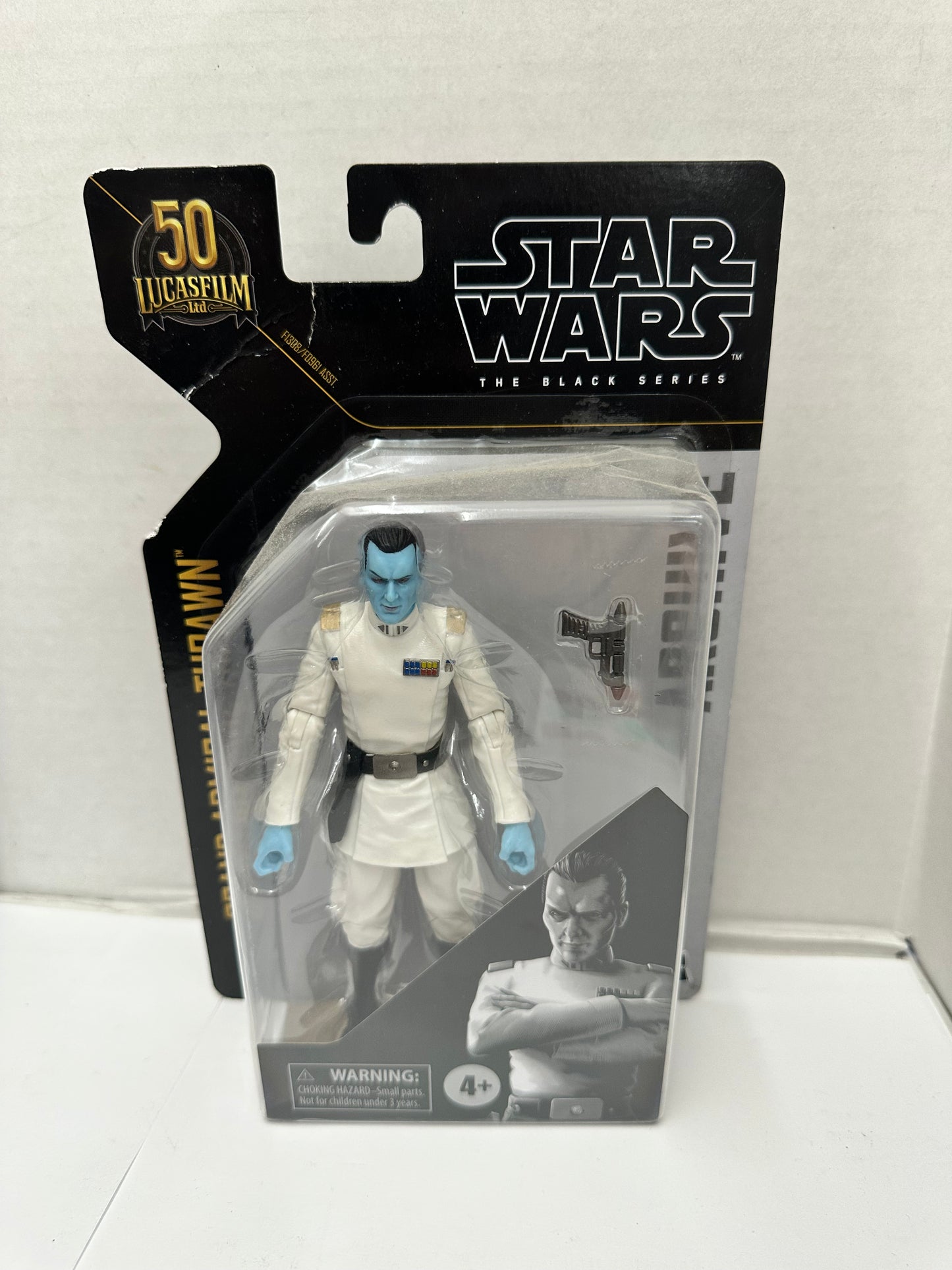 Star Wars Black Series Archive Grand Admiral Thrawn Figure Some Box Damage