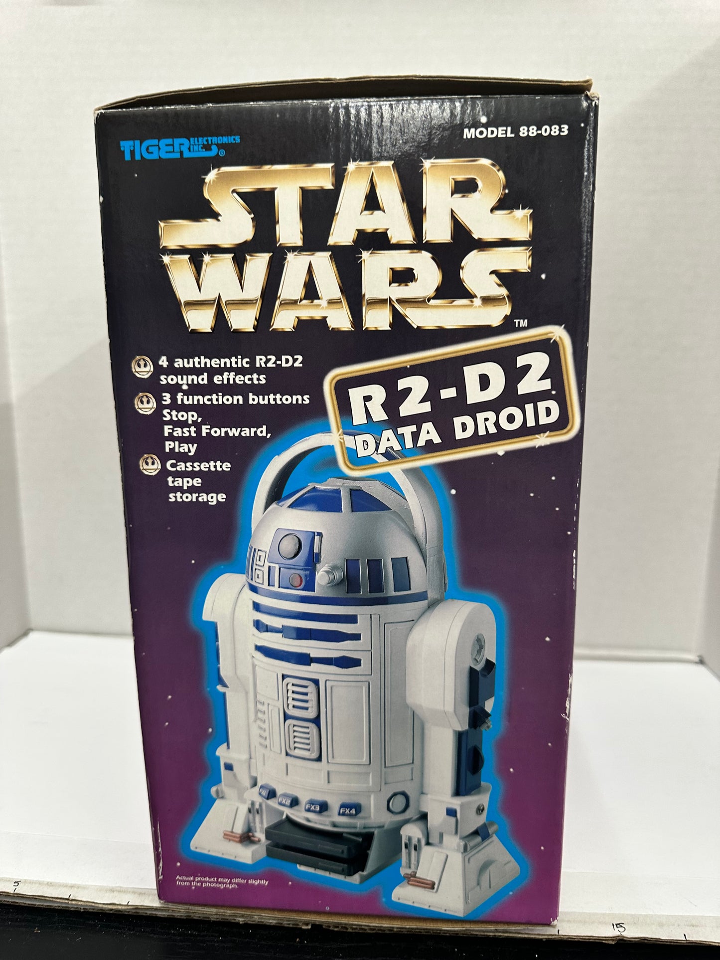 Star Wars R2-D2 Data Droid Cassette Player 88-083 Tiger Electronics Inc. 1997