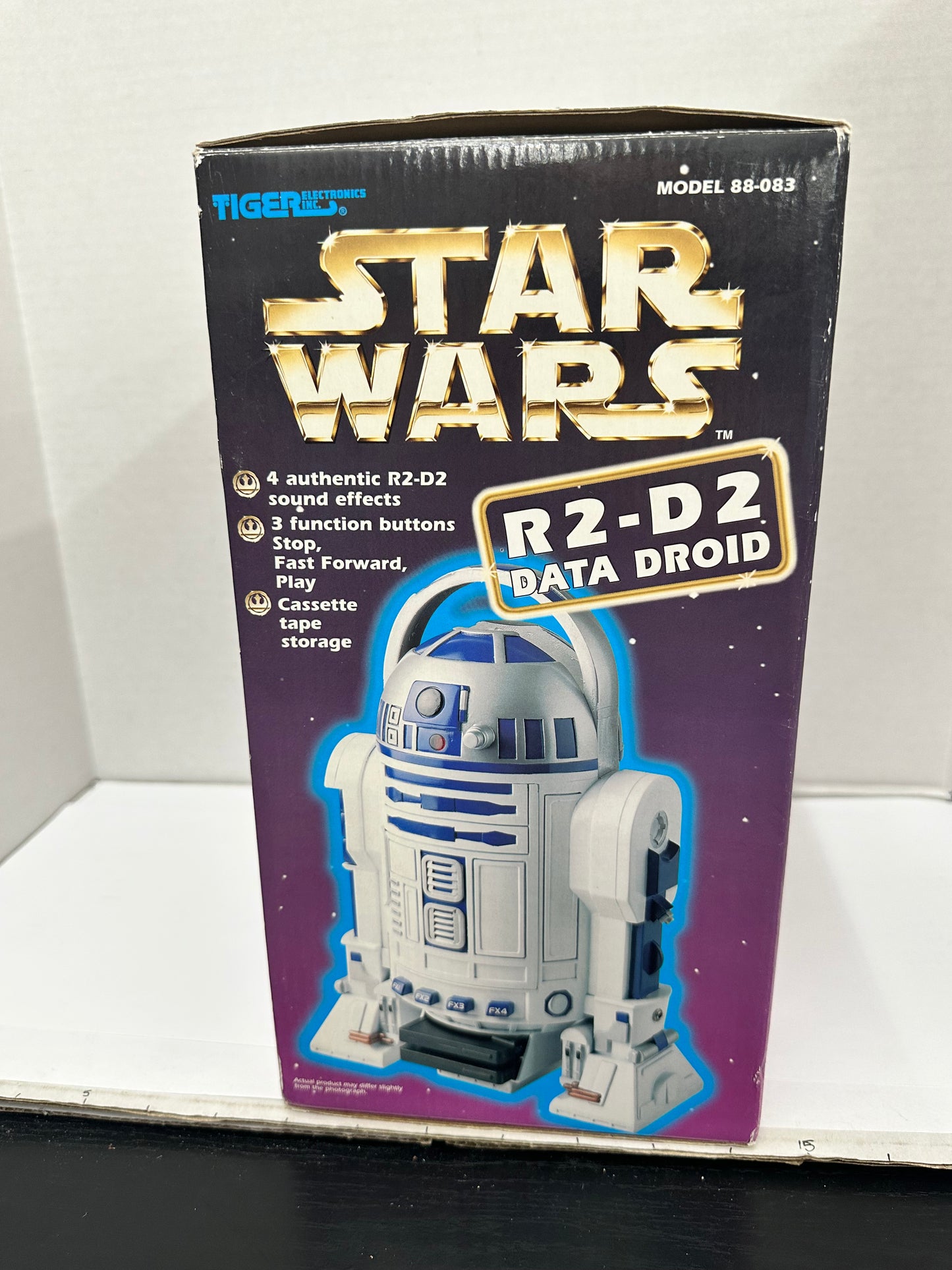 Star Wars R2-D2 Data Droid Cassette Player 88-083 Tiger Electronics Inc. 1997