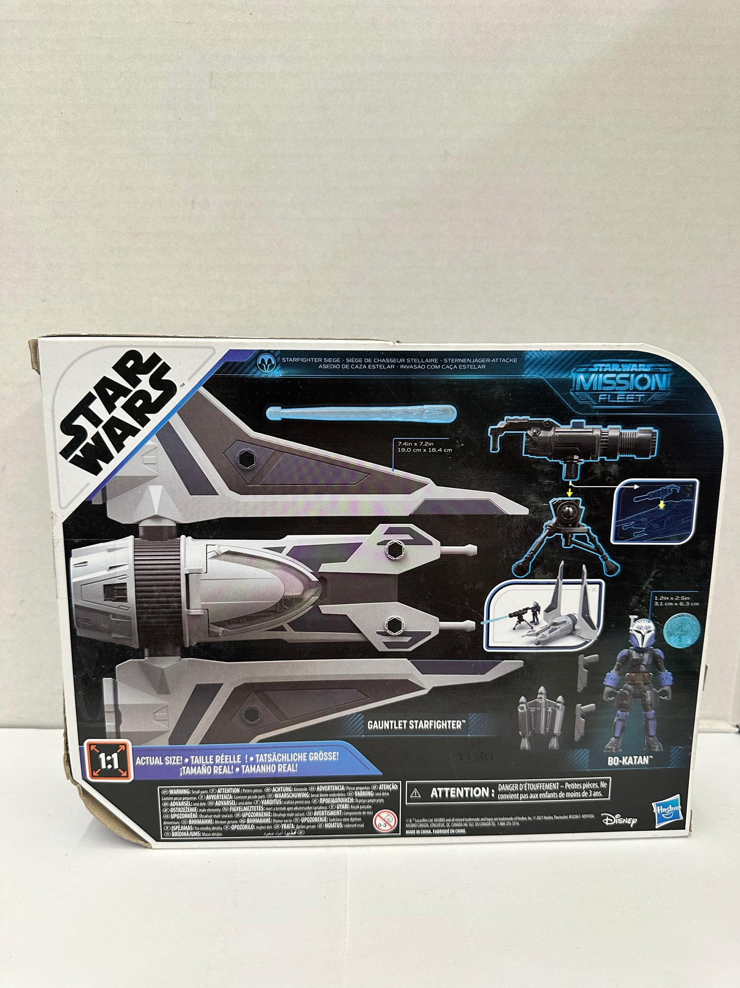 Star Wars Mission Fleet BO-KATAN KRYZE Gauntlet Starfighter Vehicle 2.5" NEW