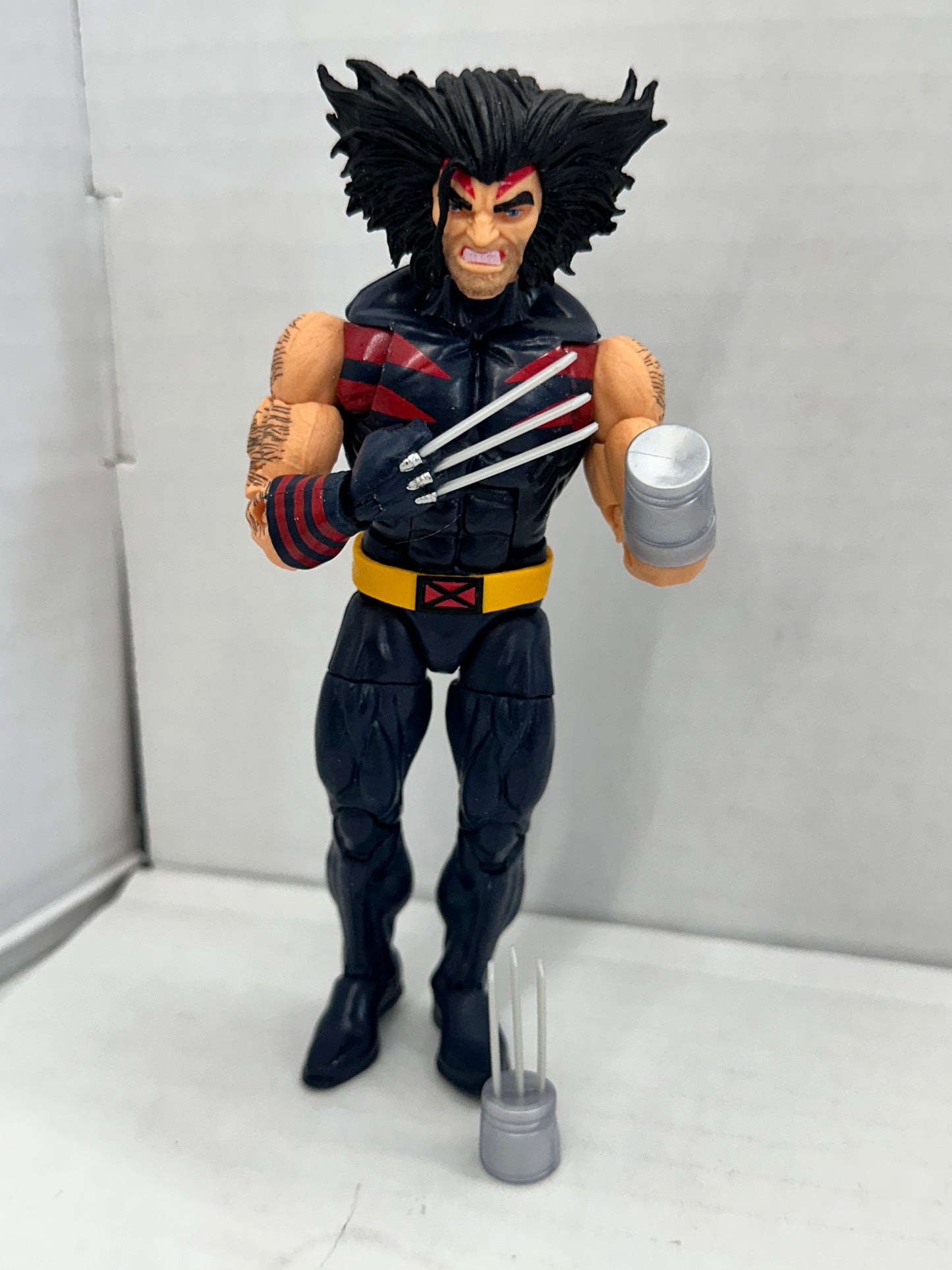 MARVEL LEGENDS X-MEN AOA AGE OF APOCALYPSE SUGAR MAN BAF WOLVERINE LOOSE COMP