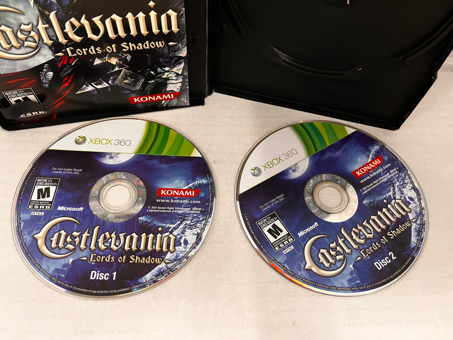 Castlevania Lords of Shadow (Microsoft Xbox 360, 2010) Complete CIB