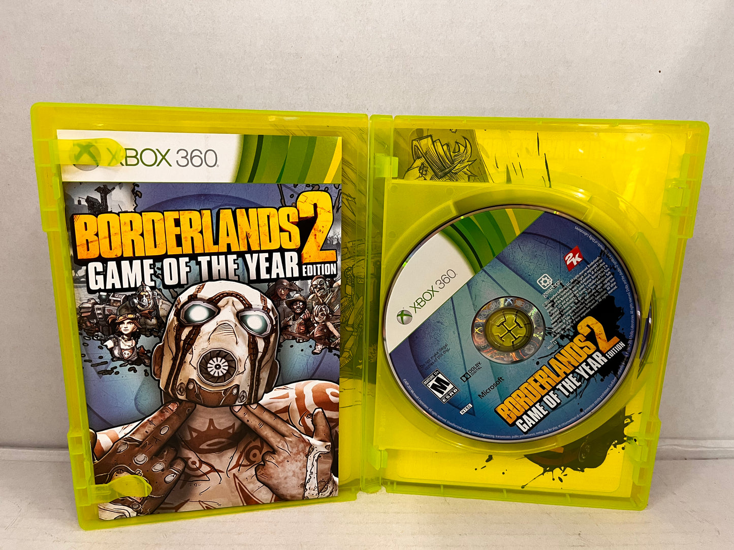 Borderlands 2: Game of the Year Edition (Microsoft Xbox 360, 2013) Complete