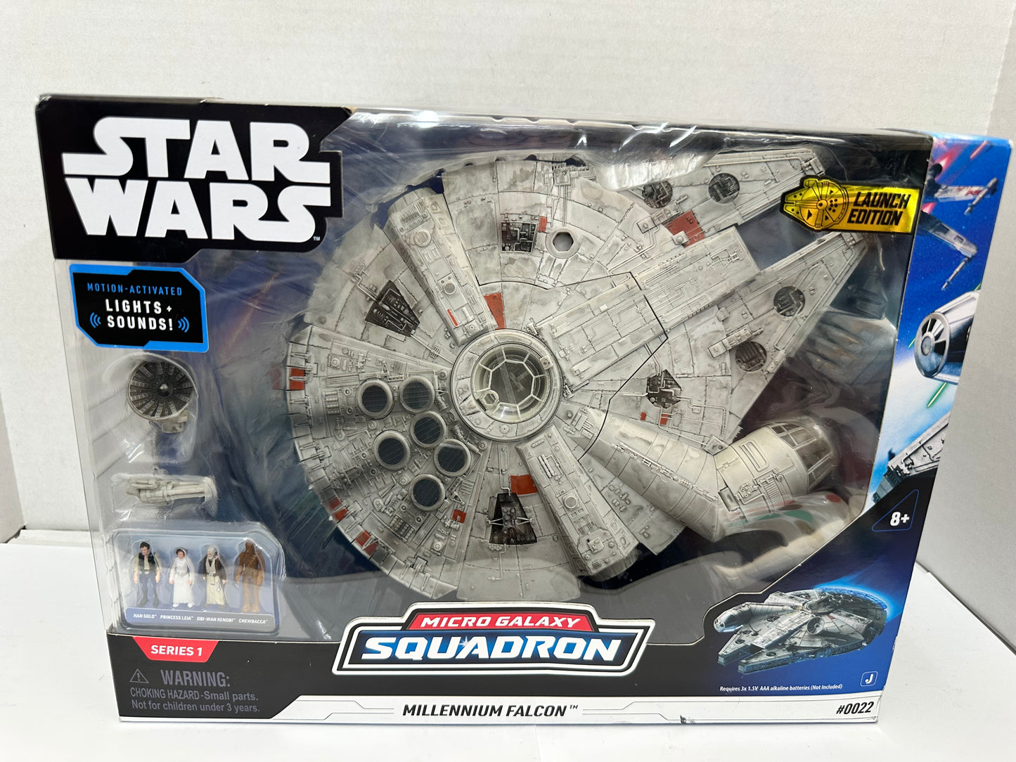 Star Wars Millennium Falcon Micro Galaxy Squadron Launch Edition Disney