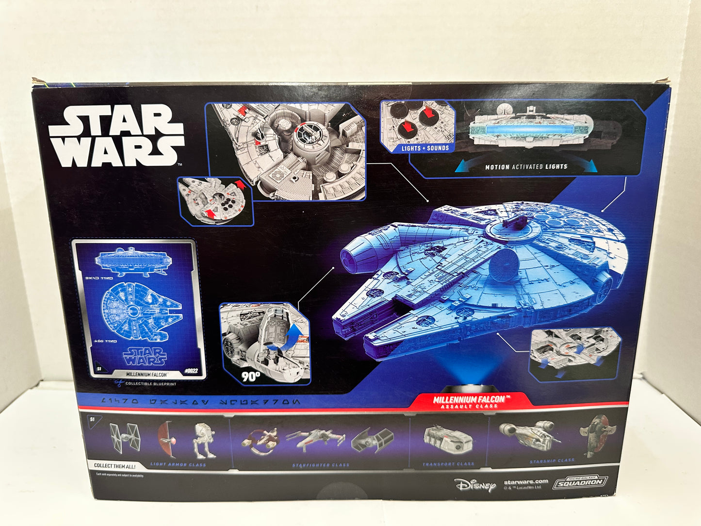 Star Wars Millennium Falcon Micro Galaxy Squadron Launch Edition Disney