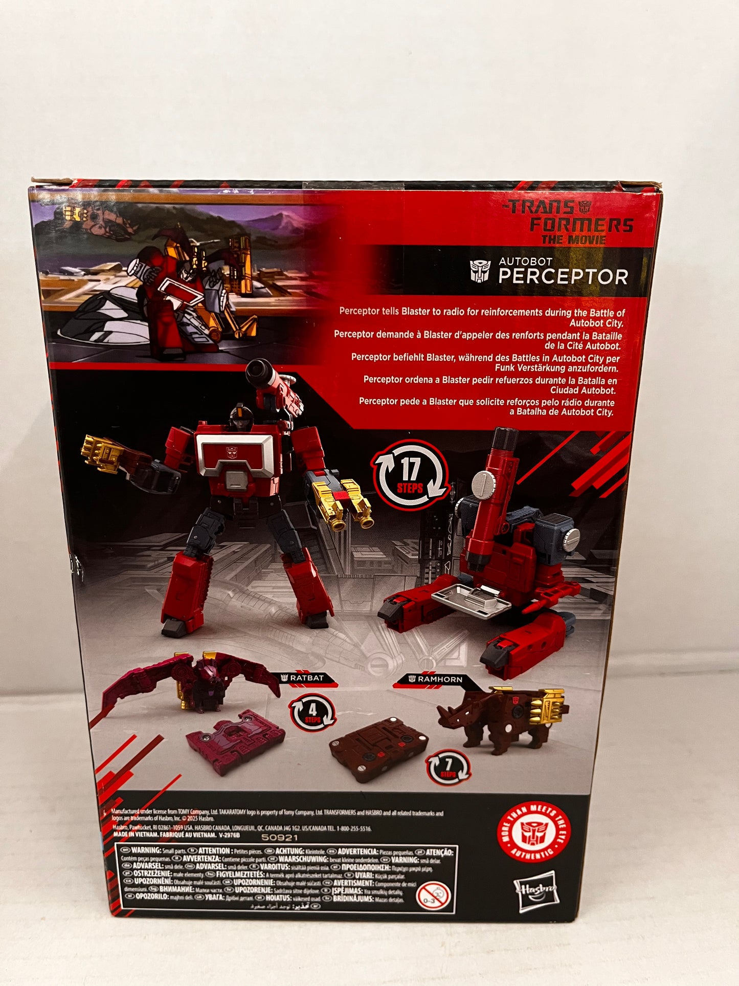 Transformers Studio Series 86 Perceptor/Ramhorn/Ratbat 3-Pack Hasbro 2025