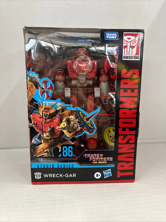 Transformers Studio Series 86-09 Wreck-Gar Voyager Class Figure Box Wear