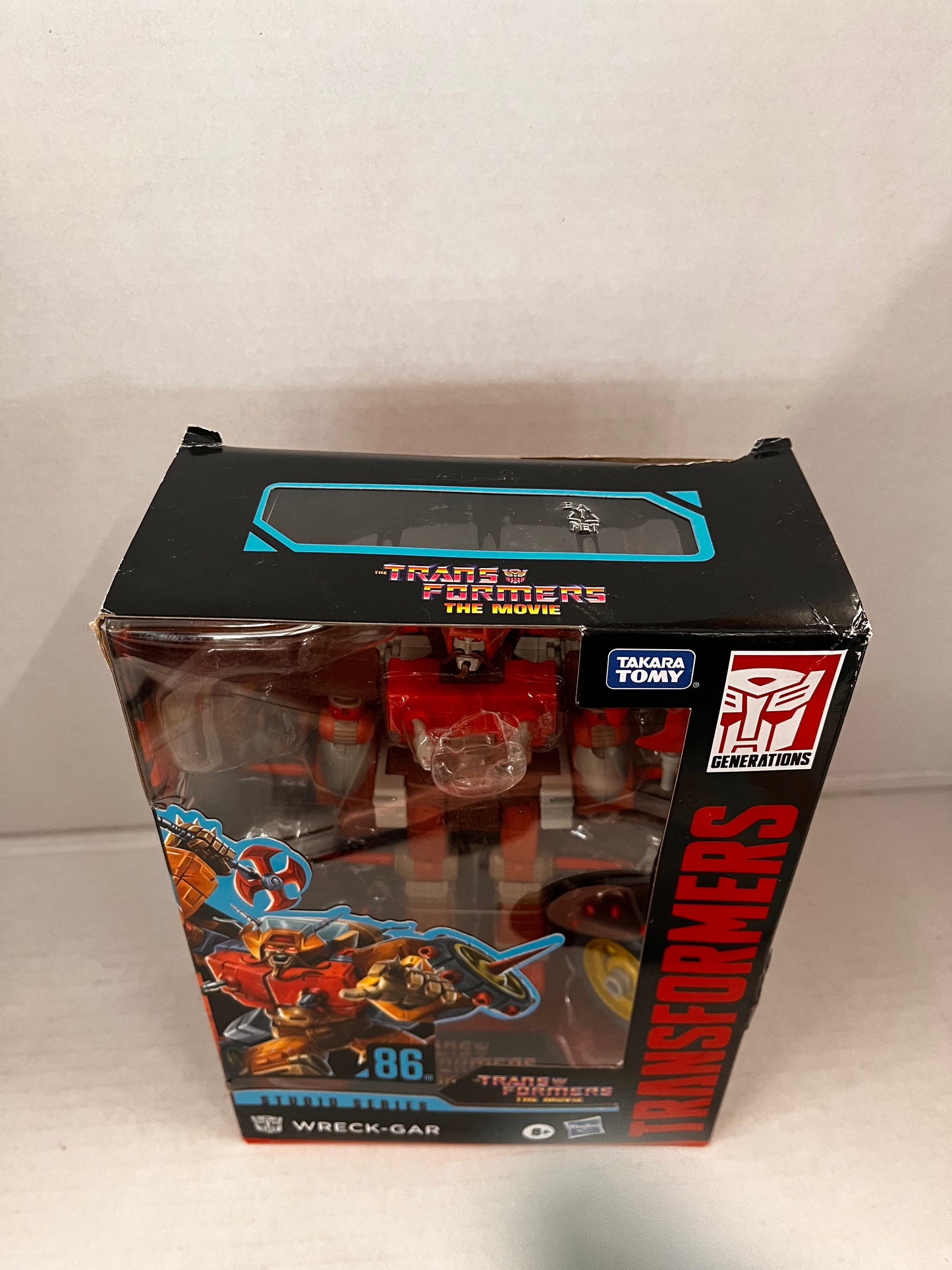 Transformers Studio Series 86-09 Wreck-Gar Voyager Class Figure Box Wear