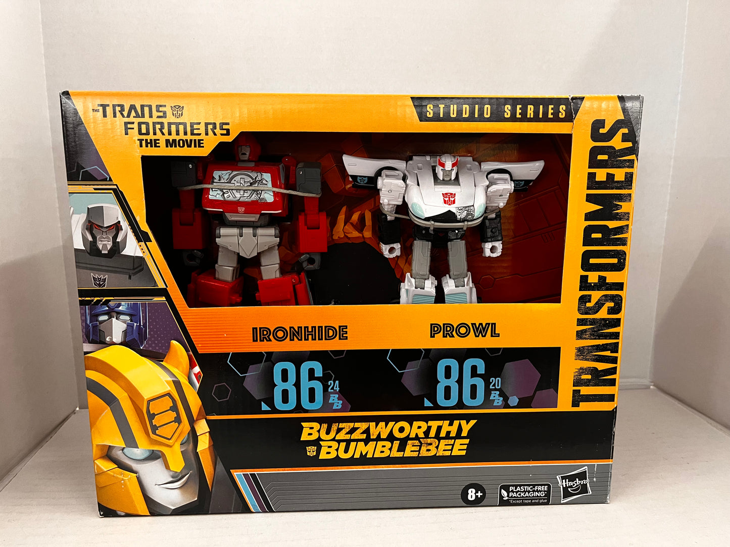 Transformers Studio Series 86 Movie 2pk Buzzworthy Bumblebee IRONHIDE & PROWL