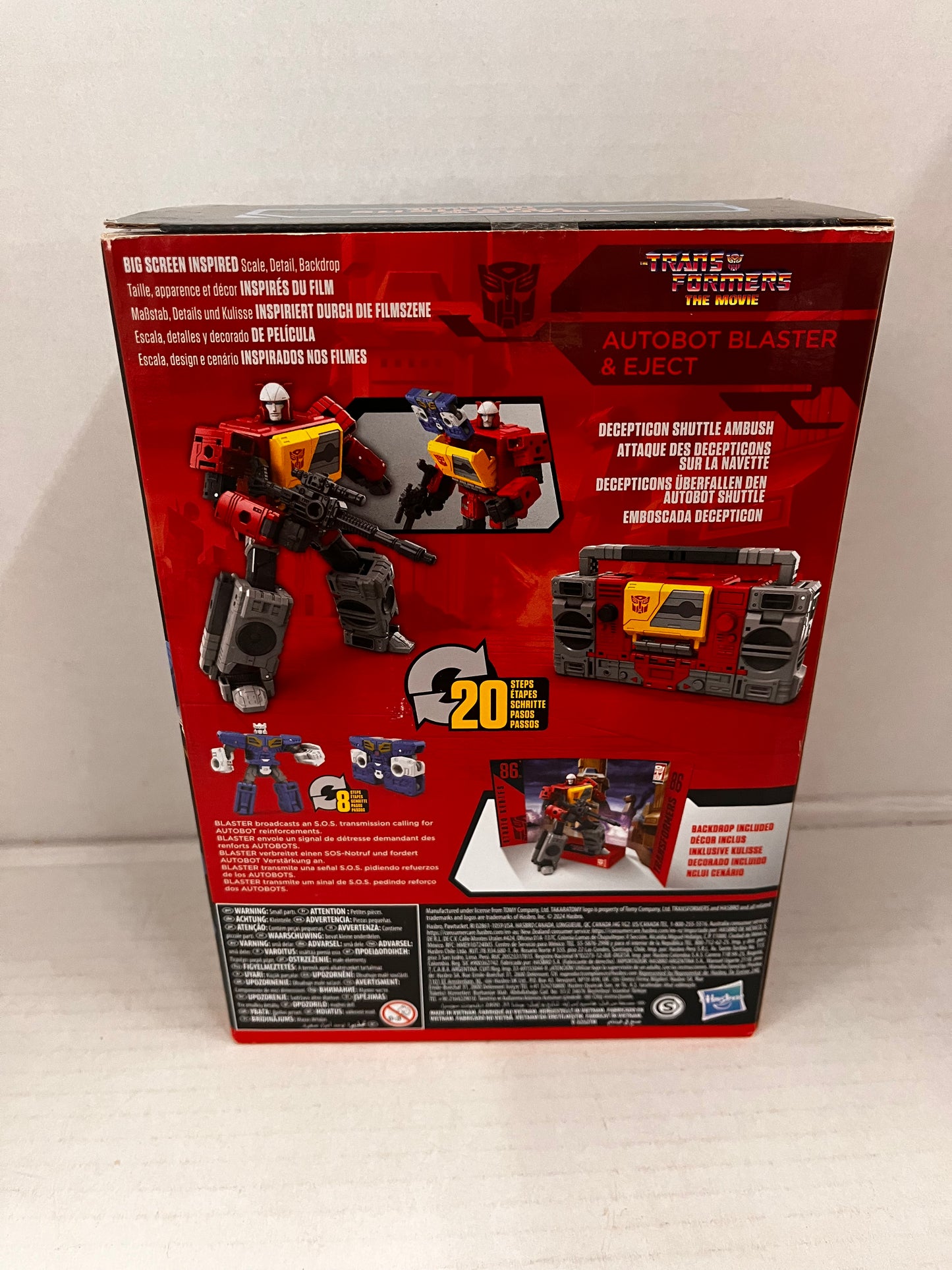 Transformers Studio Series 86 Voyager Autobot Blaster & Eject Action Figure