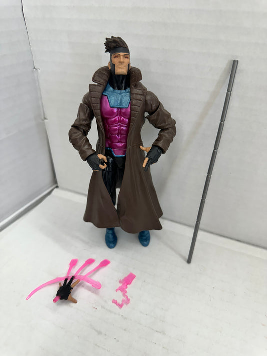 Marvel Legends Gambit 6" Action Figure X-Men Caliban BAF Wave Hasbro Complete