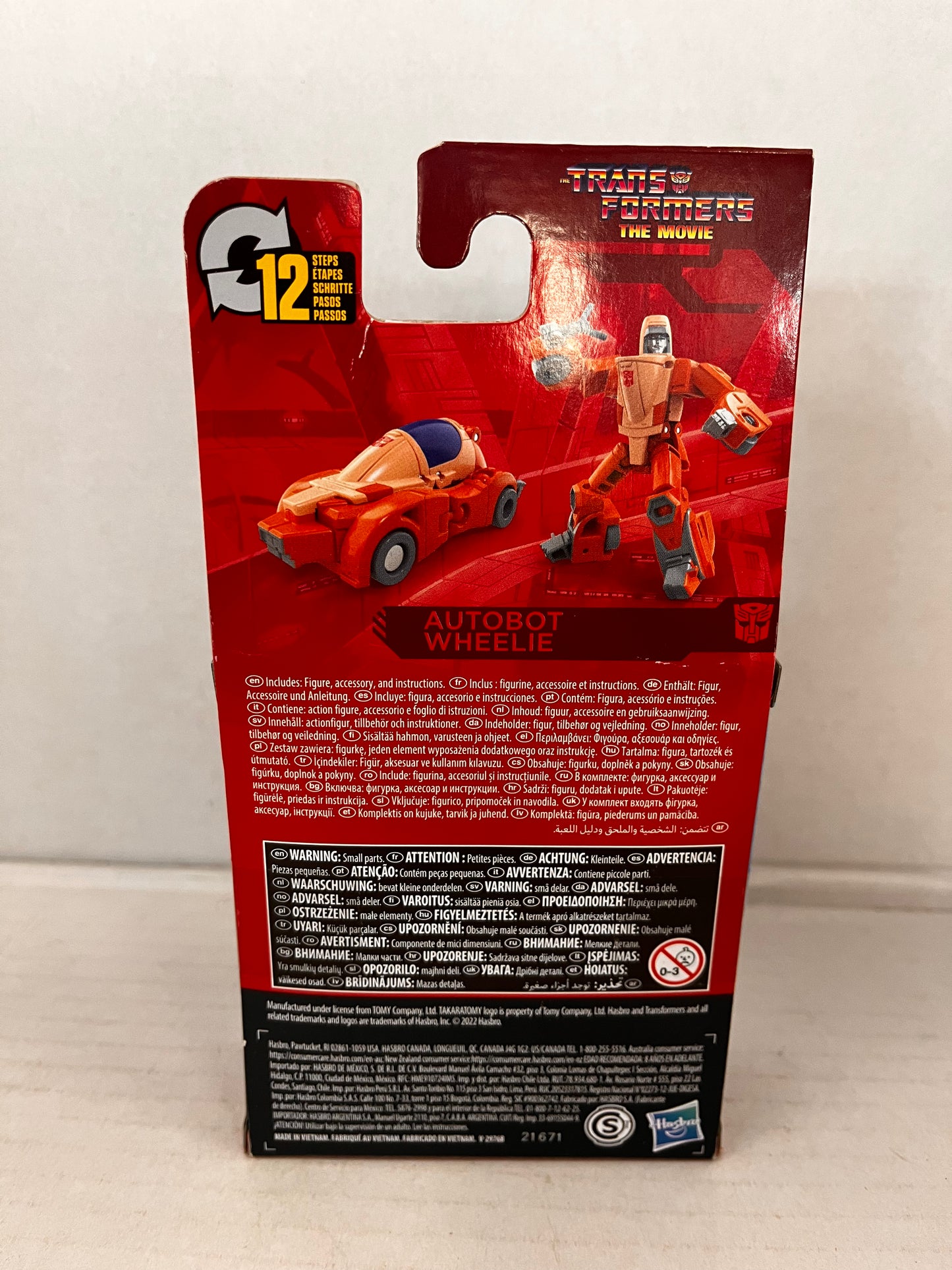 Transformers The Movie 86 Studio Series Core Class Autobot WHEELIE