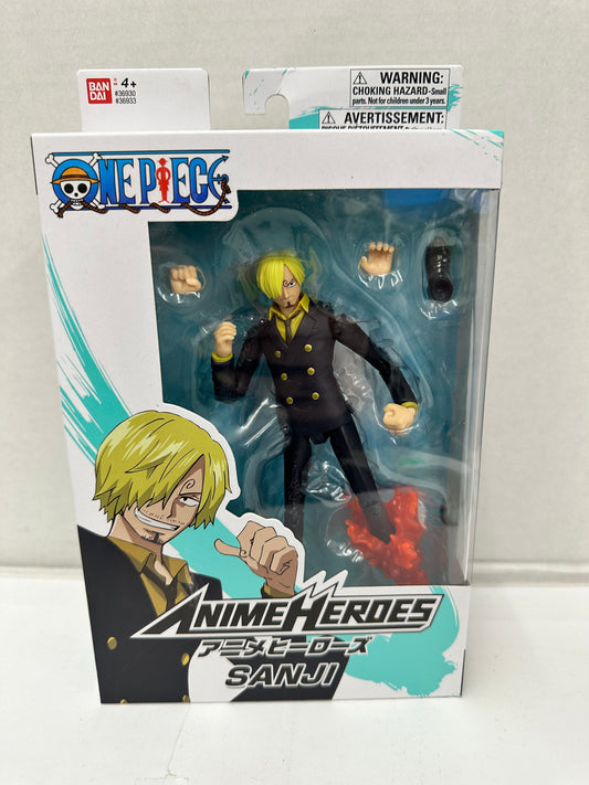 Bandai One Piece Anime Heroes Sanji 6” Action Figure