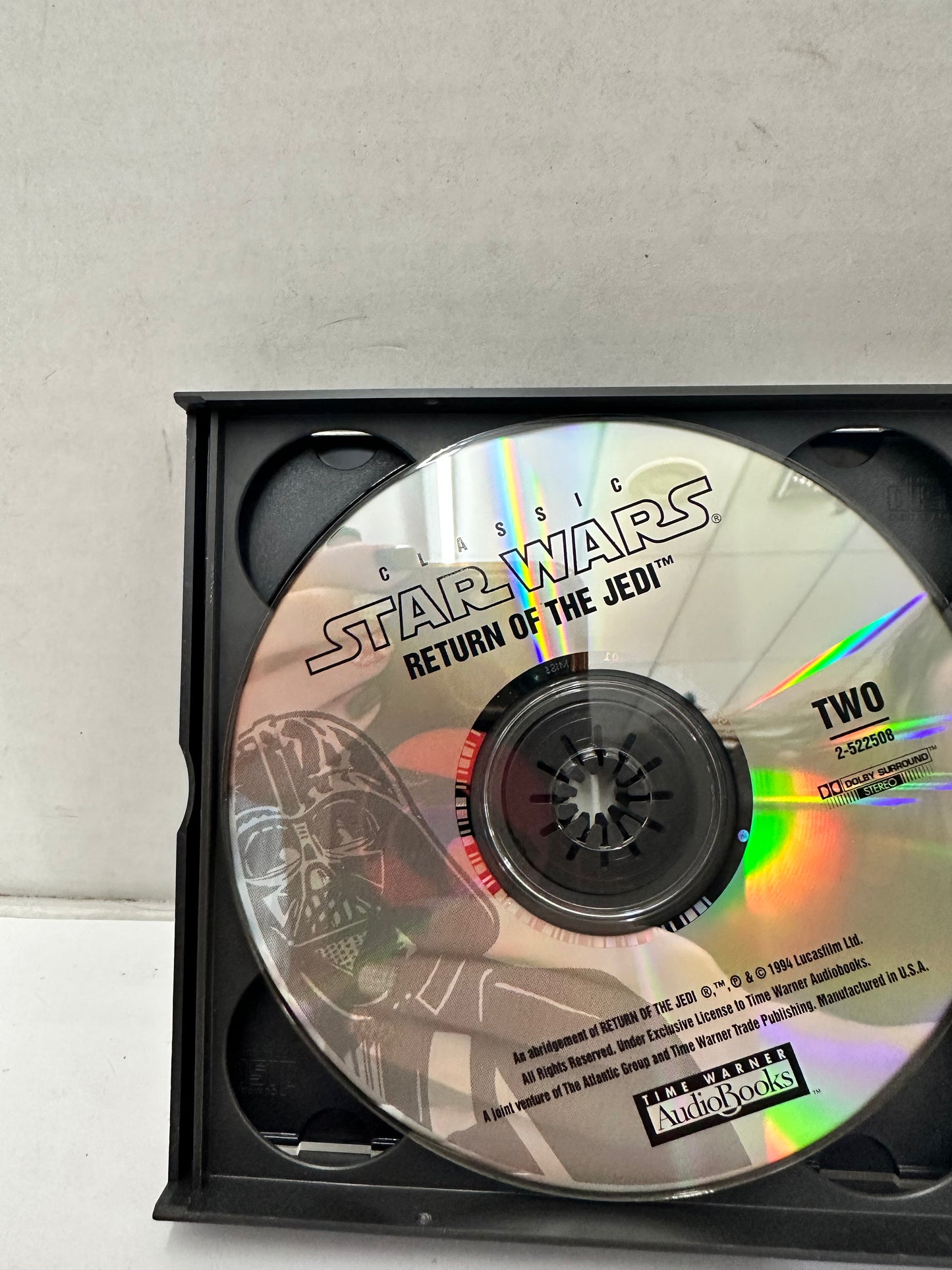 Classic Star Wars Return of the Jedi 3 x CD Audiobook 1994 Read by Tony Roberts