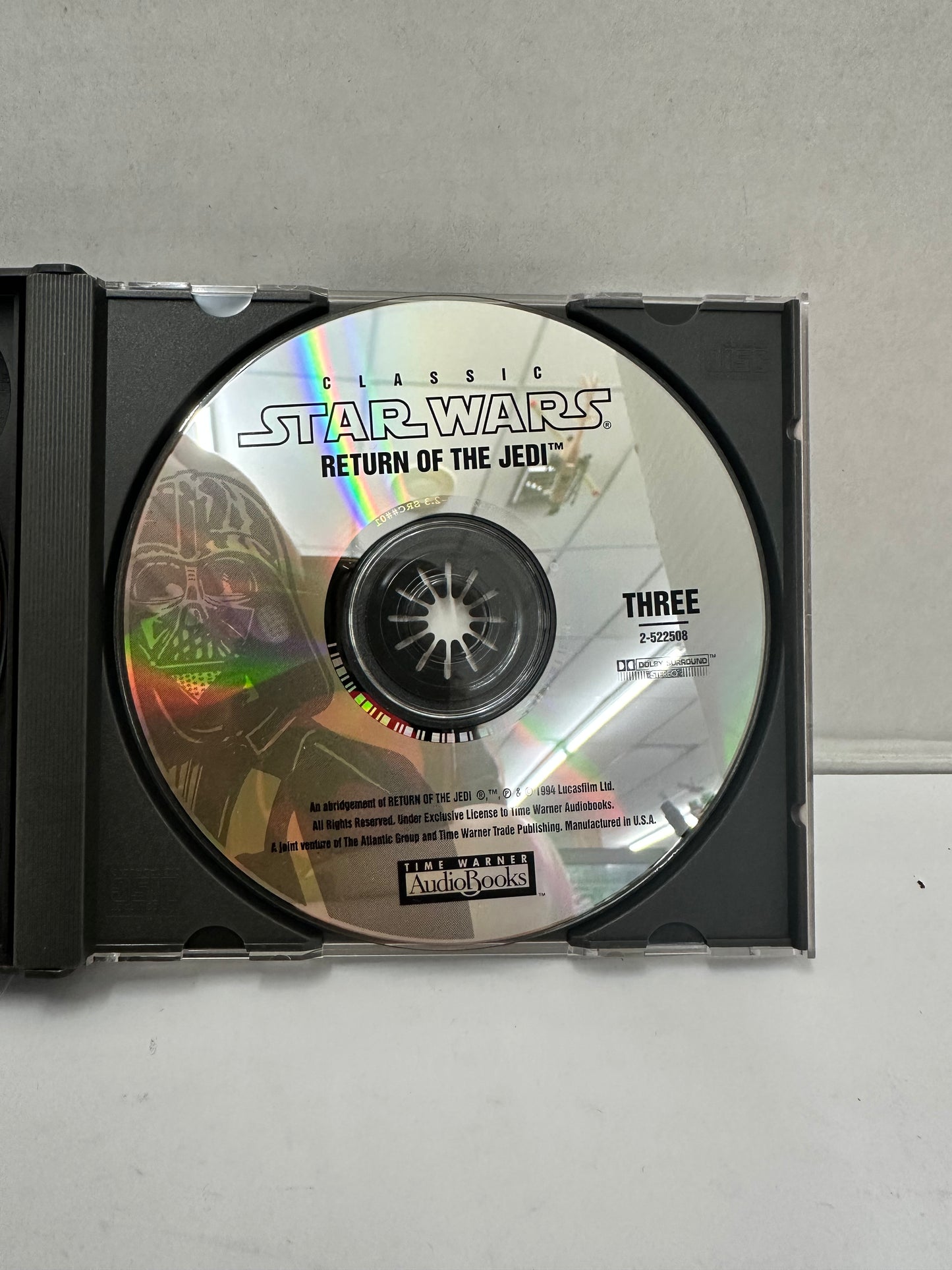 Classic Star Wars Return of the Jedi 3 x CD Audiobook 1994 Read by Tony Roberts
