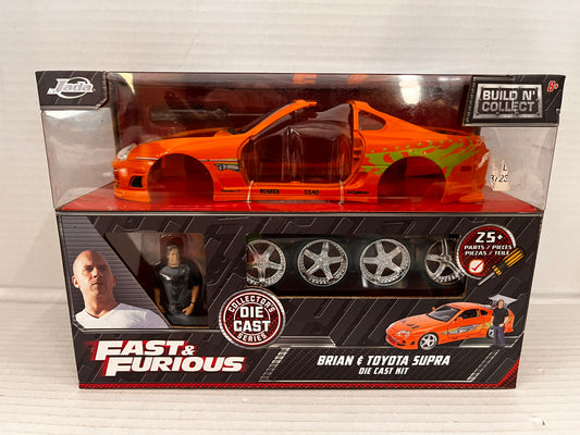 Jada Toys - 1:24 Fast & Furious 1 - Brian's Toyota Supra Build N Collect Sealed